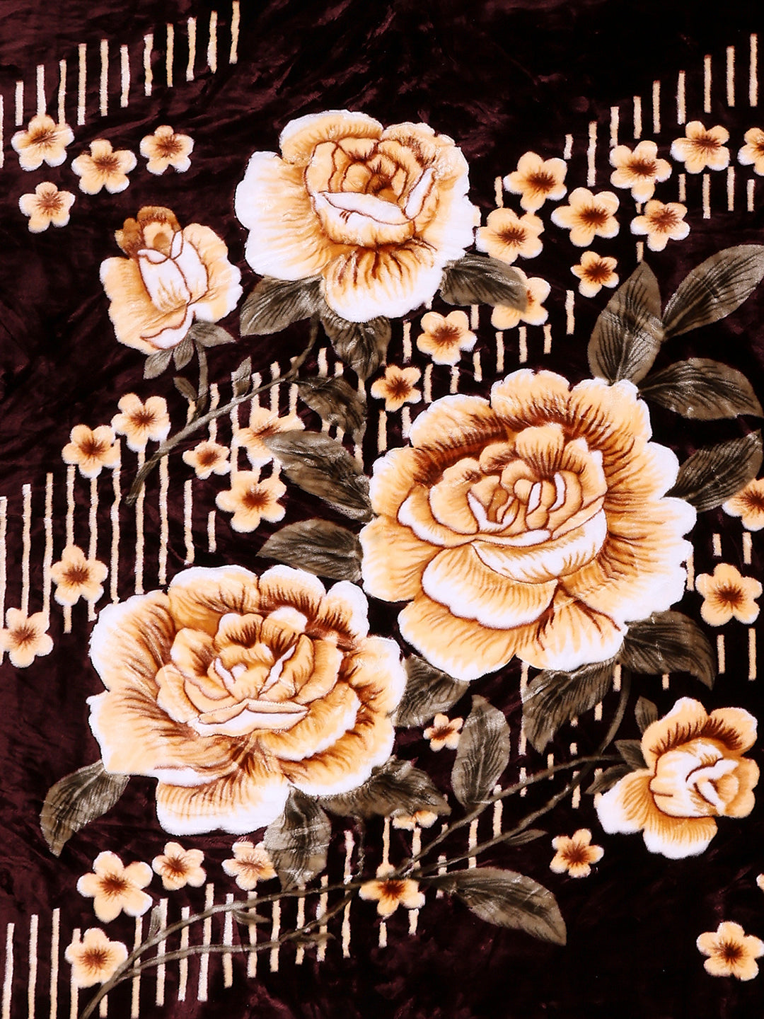 Printed Double Bed 2 Ply, 852 GSM Blanket for Heavy Winter - (Marshal)