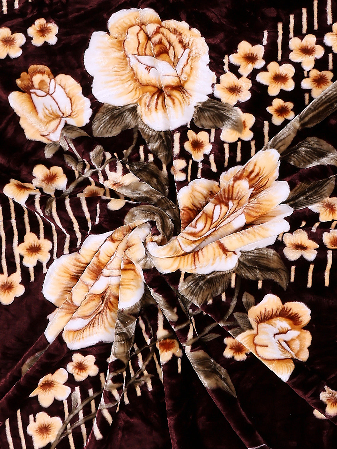 Printed Double Bed 2 Ply, 852 GSM Blanket for Heavy Winter - (Marshal)