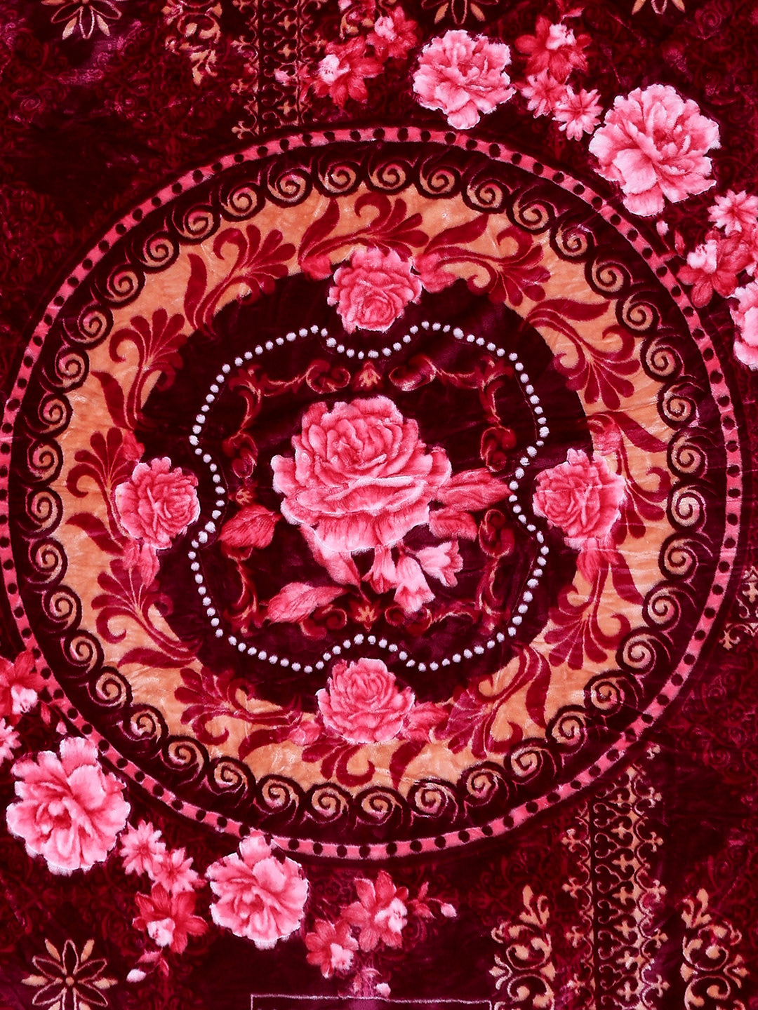 Printed Double Bed 2 Ply, 852 GSM Blanket for Heavy Winter - (Marshal)