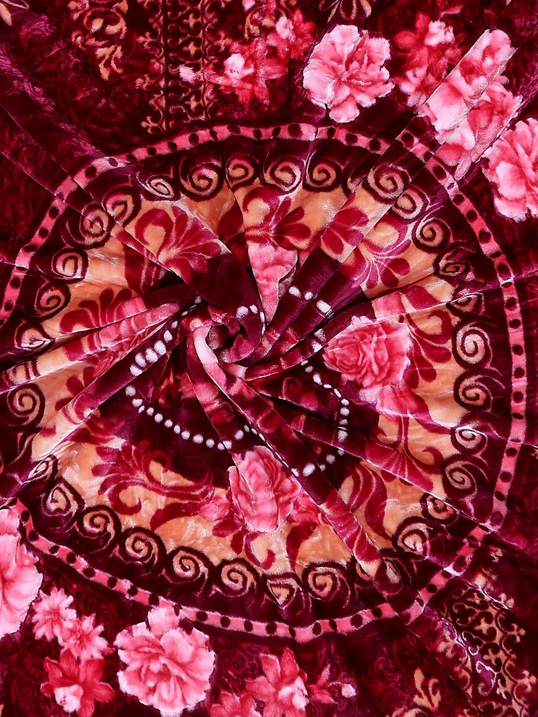 Printed Double Bed 2 Ply, 852 GSM Blanket for Heavy Winter - (Marshal)