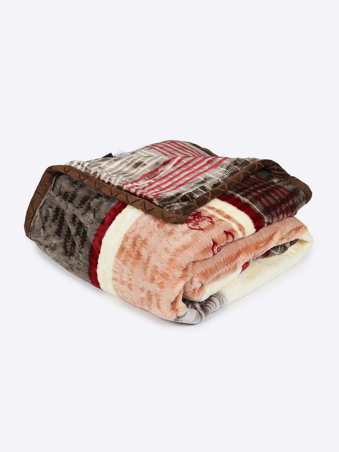 Printed Double Bed 2 Ply, 852 GSM Blanket for Heavy Winter - (Marshal)