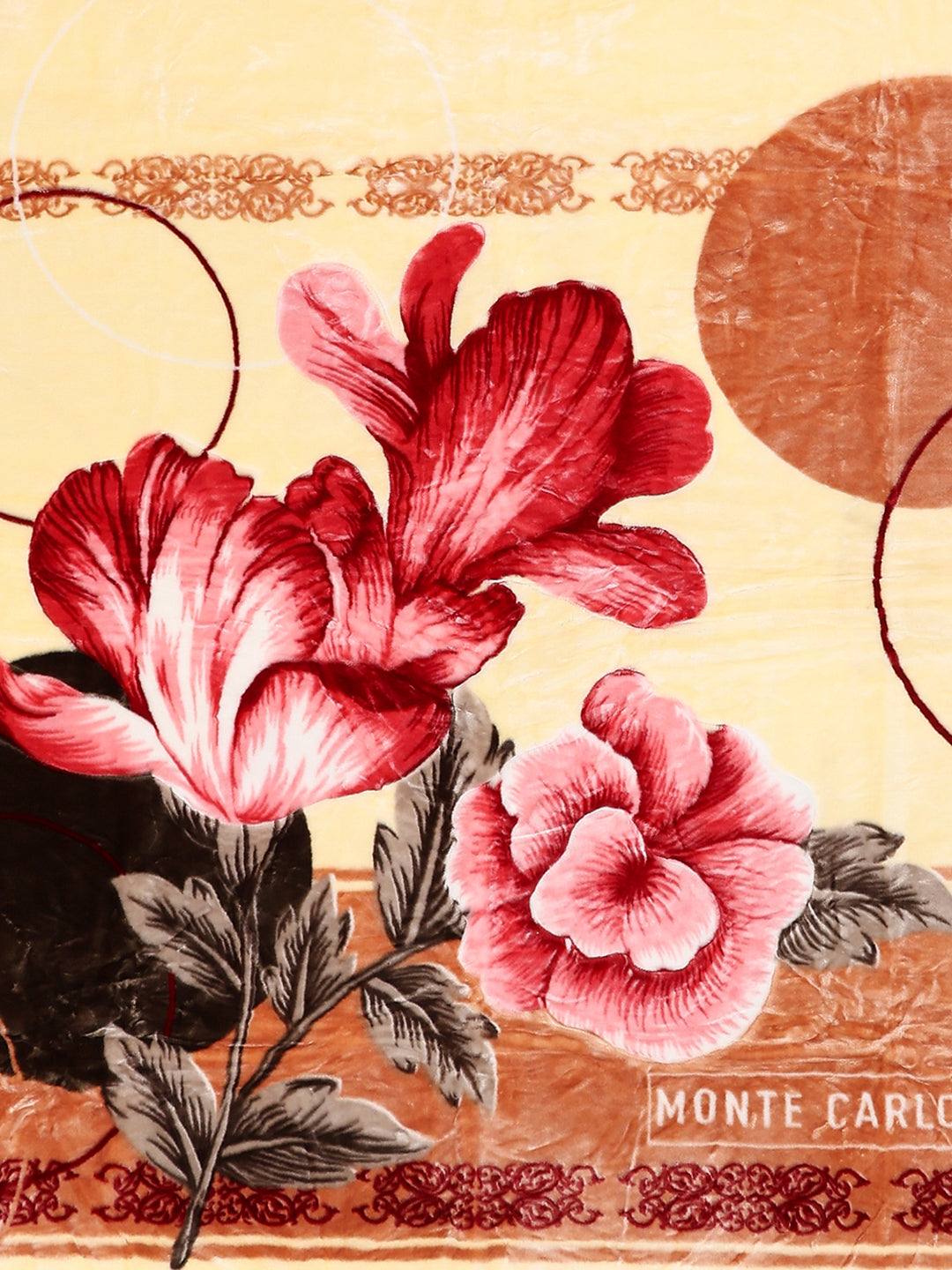 Printed Double Bed 2 Ply, 852 GSM Blanket for Heavy Winter - (Marshal)