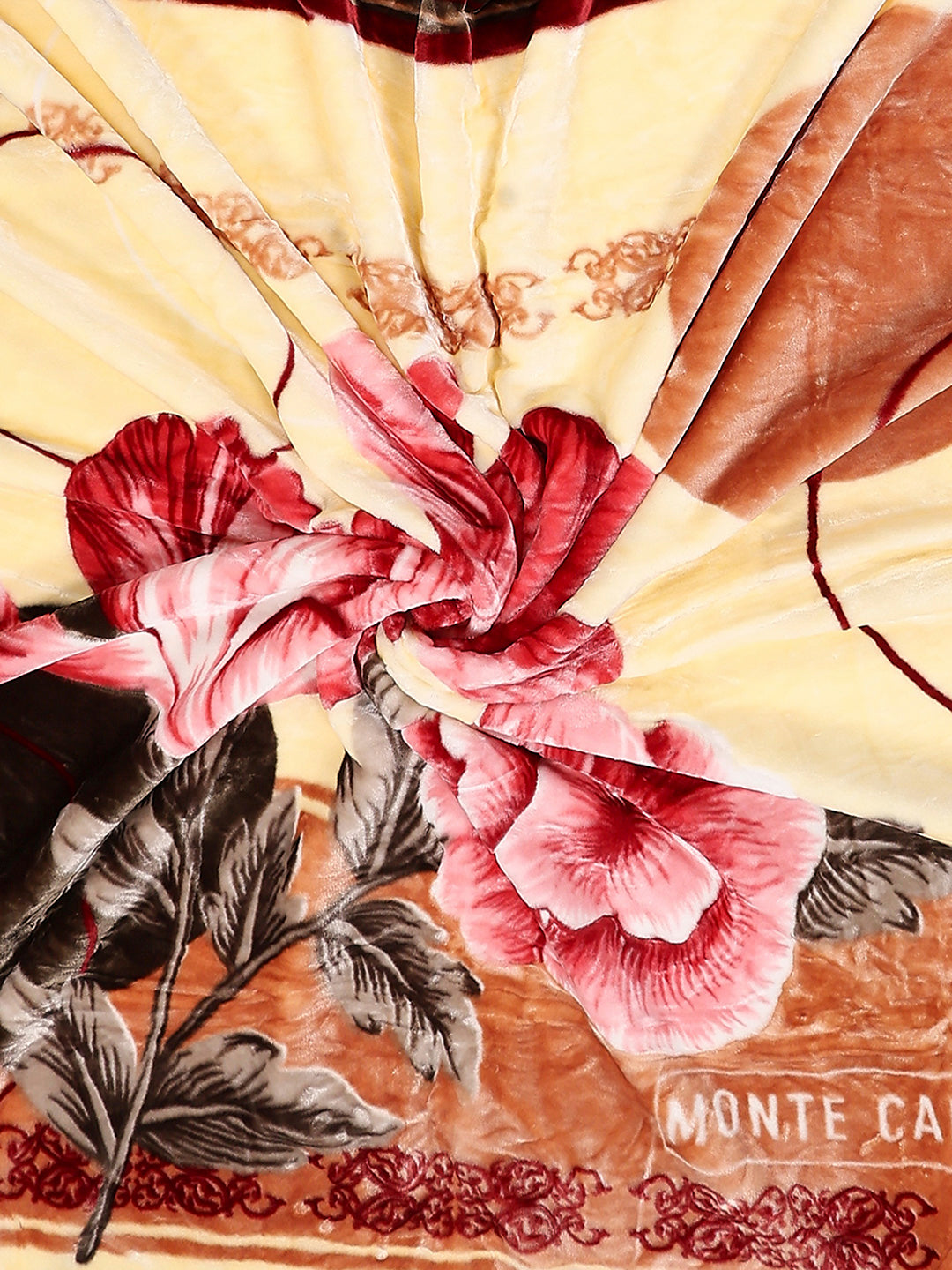 Printed Double Bed 2 Ply, 852 GSM Blanket for Heavy Winter - (Marshal)