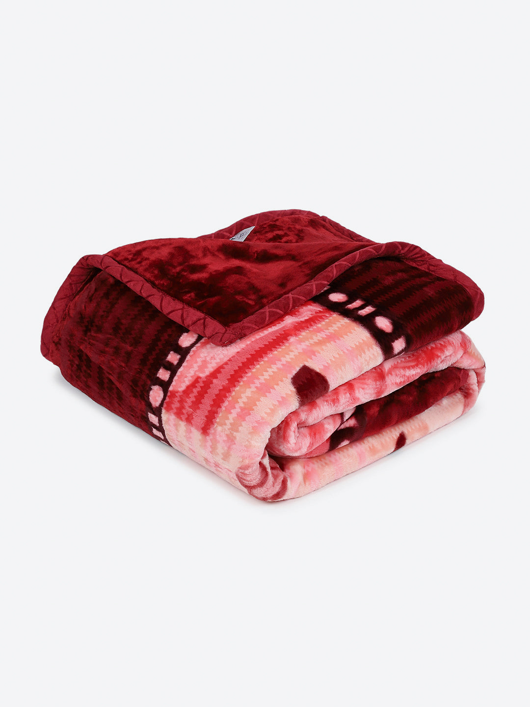 Printed Double Bed 2 Ply, 852 GSM Blanket for Heavy Winter - (Marshal)