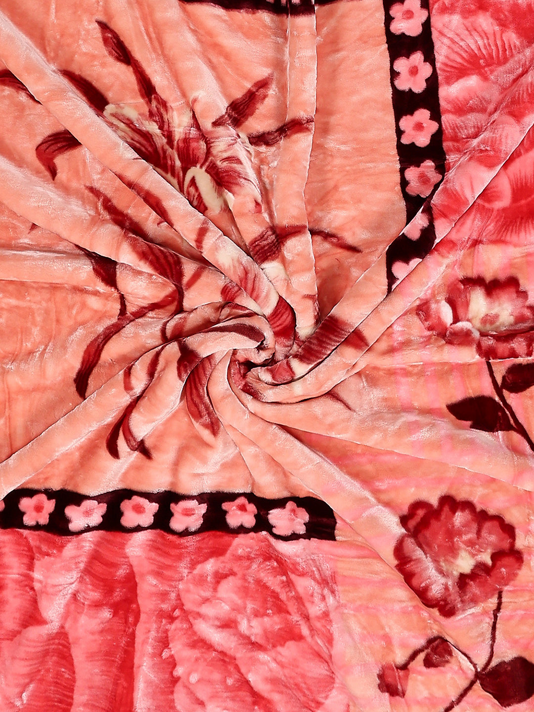 Printed Double Bed 2 Ply, 852 GSM Blanket for Heavy Winter - (Marshal)