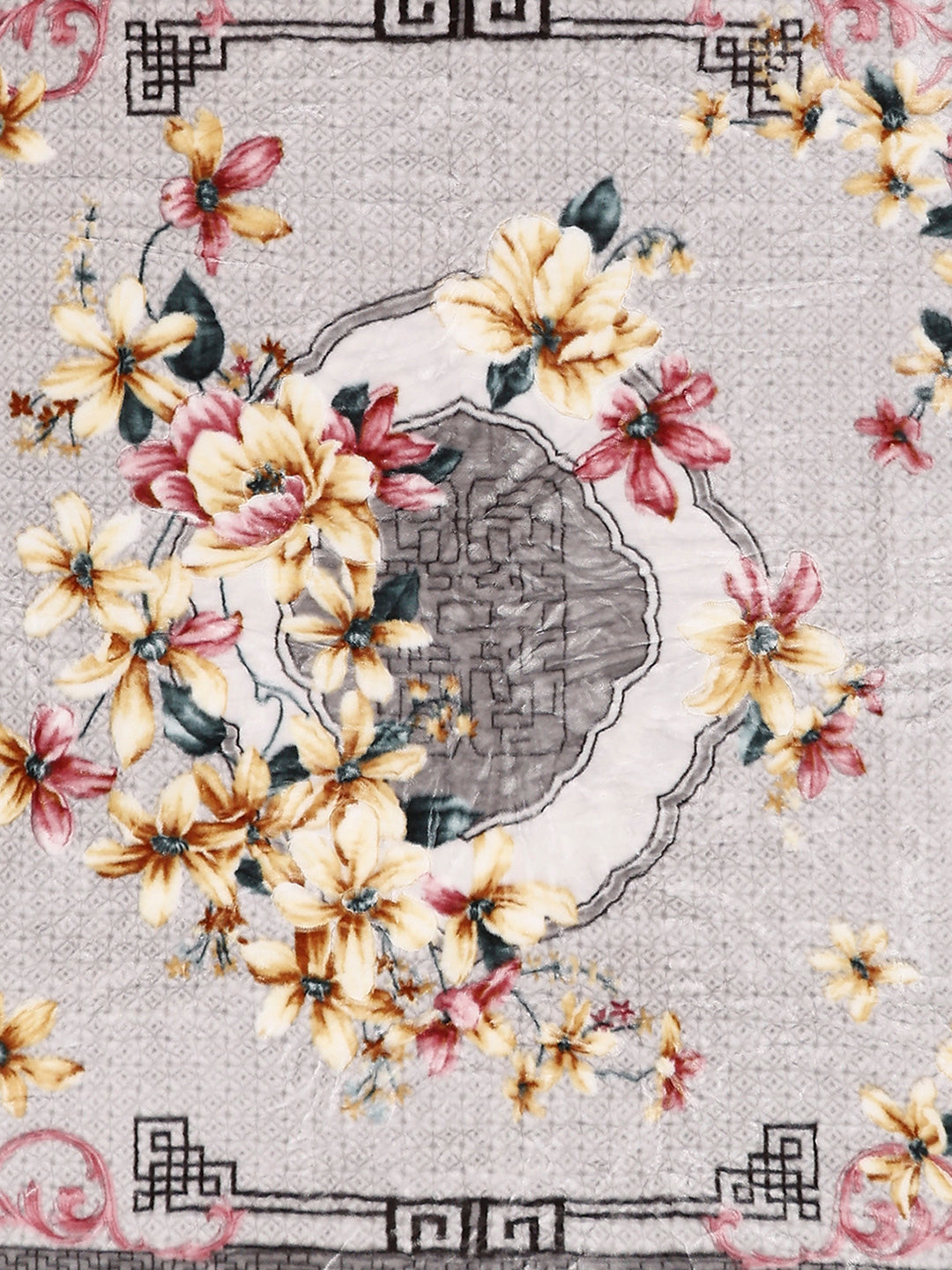 Printed Double Bed 2 Ply, 852 GSM Blanket for Heavy Winter - (Marshal)