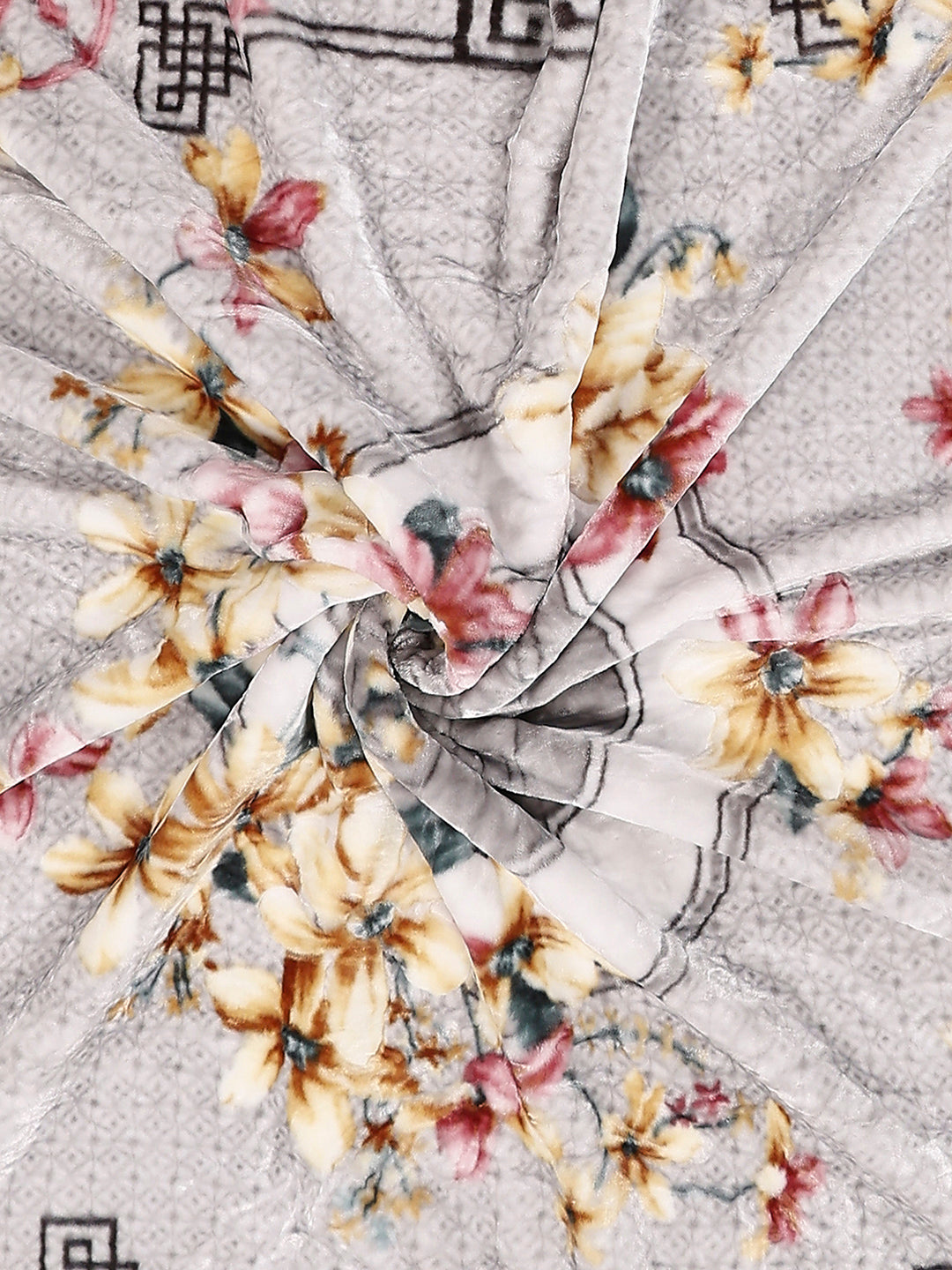 Printed Double Bed 2 Ply, 852 GSM Blanket for Heavy Winter - (Marshal)