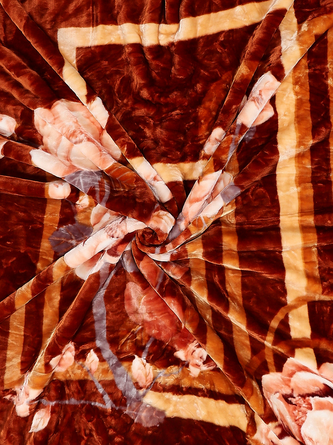 Printed Double Bed 2 Ply, 852 GSM Blanket for Heavy Winter - (Marshal)