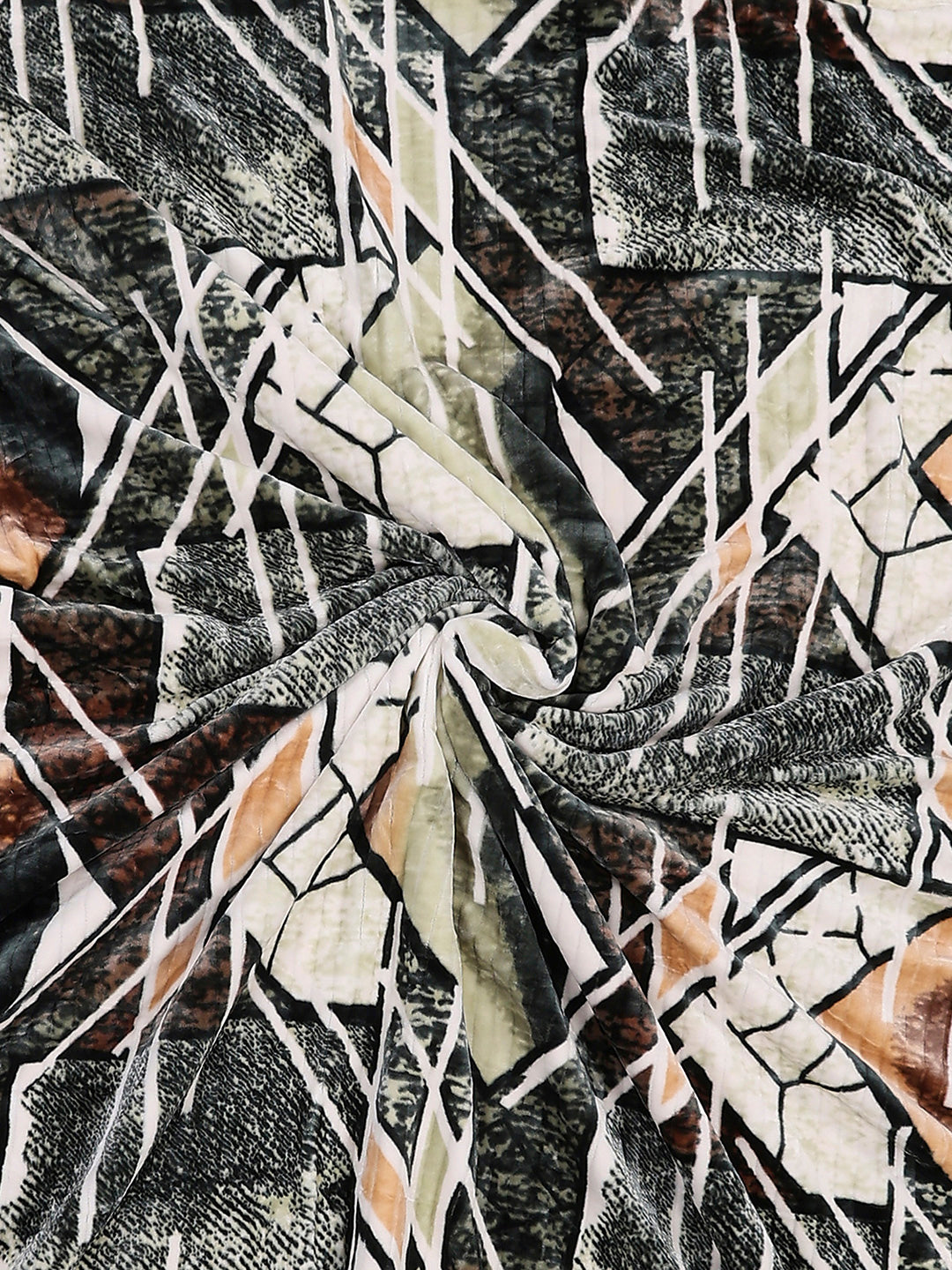 Printed Double Bed 3 Ply, 928 GSM Blanket for Winter - (Marvin PVC)