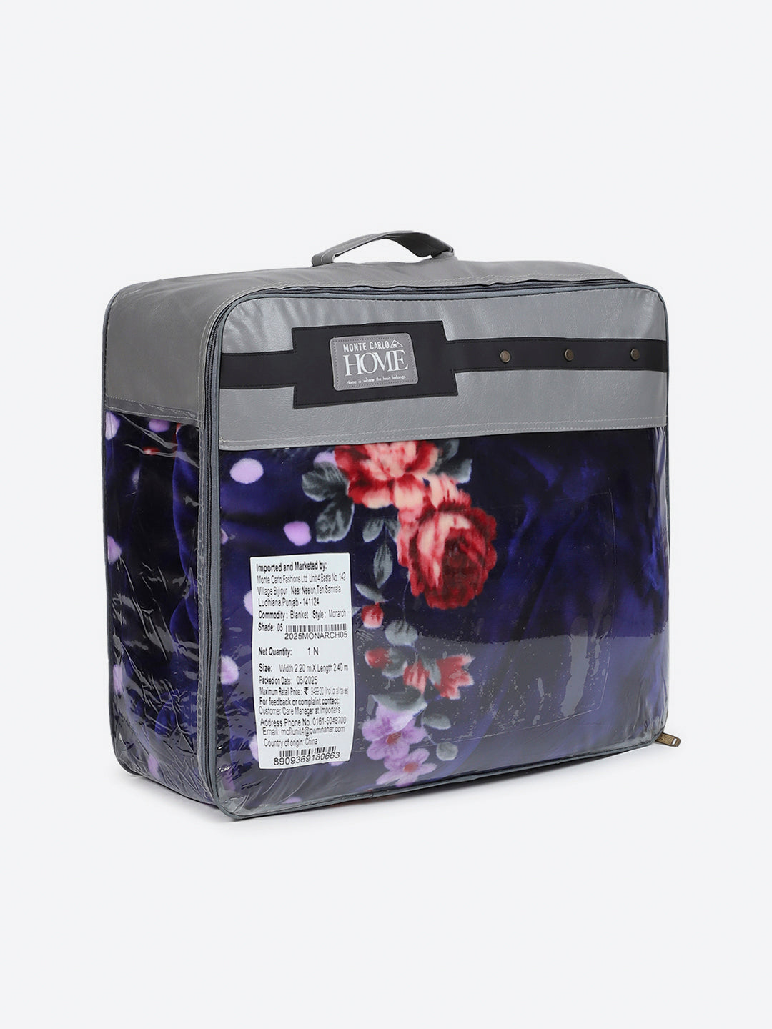 Printed Double Bed 2 Ply, 1136 GSM Blanket for Heavy Winter - (Monarch)