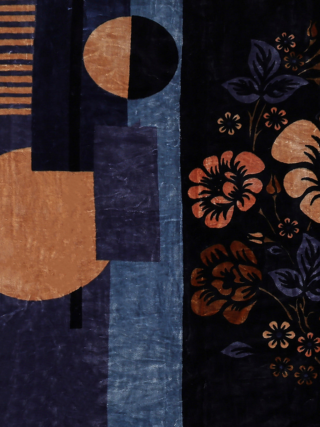 Printed Double Bed Reversible Blanket 2 Ply, 872 GSM, 4.6 kg (Moonvalley)