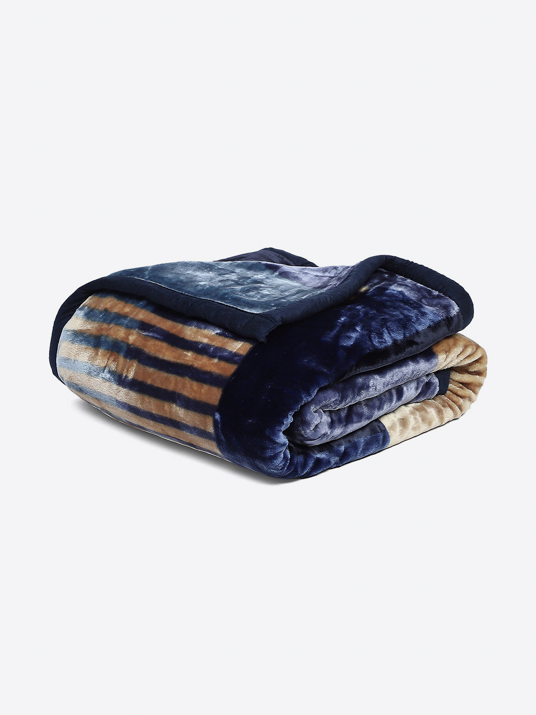 Printed Double Bed Reversible Blanket 2 Ply, 872 GSM, 4.6 kg (Moonvalley)