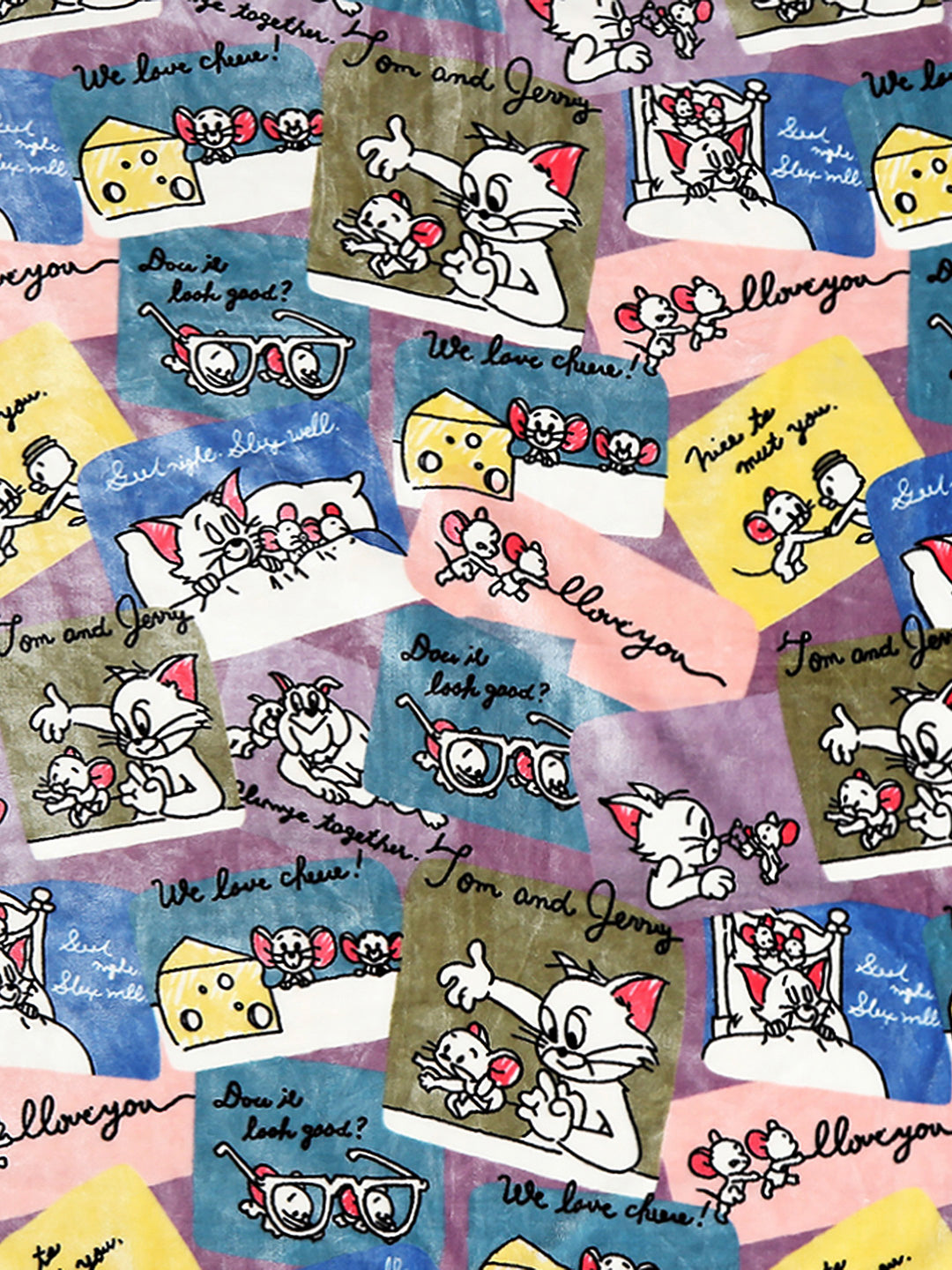 Printed Baby Blanket 2 Ply, 650 GSM, 1 kg (Oliver)