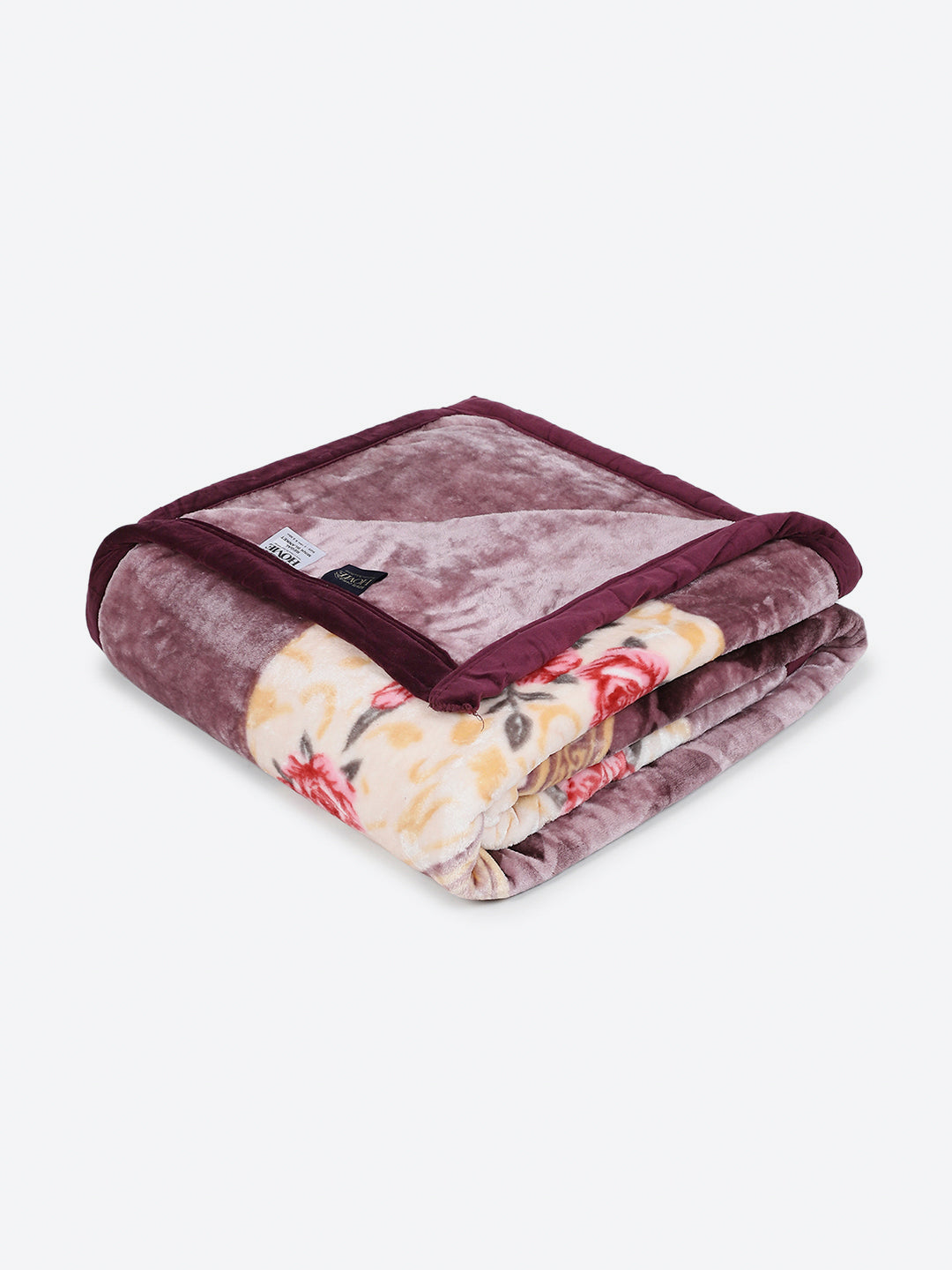 Printed Double Bed 1 Ply Blanket for Mild Winter - (Regal)