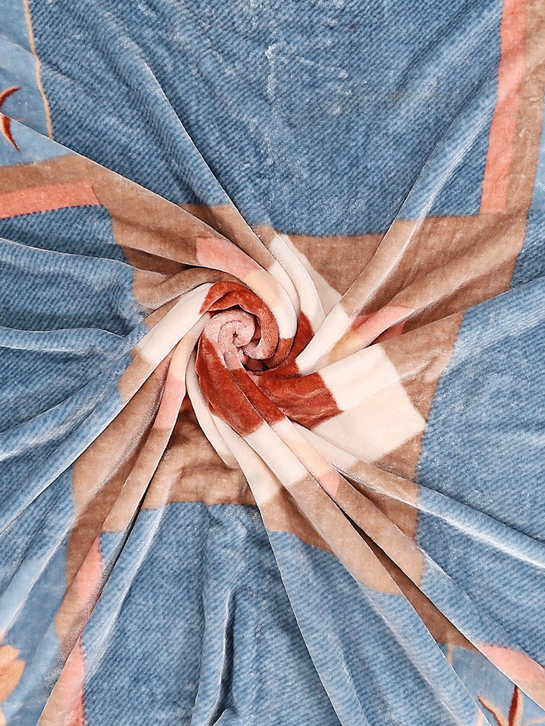 Printed Double Bed 1 Ply Blanket for Mild Winter - (Regal)