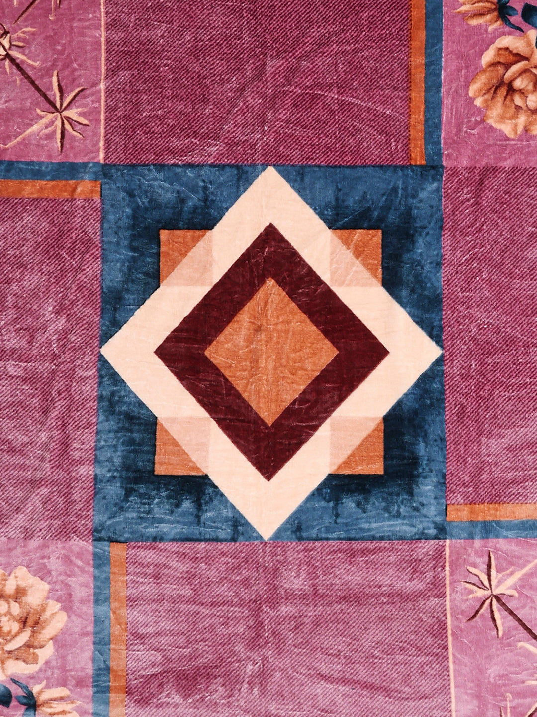 Printed Double Bed 1 Ply Blanket for Mild Winter - (Regal)