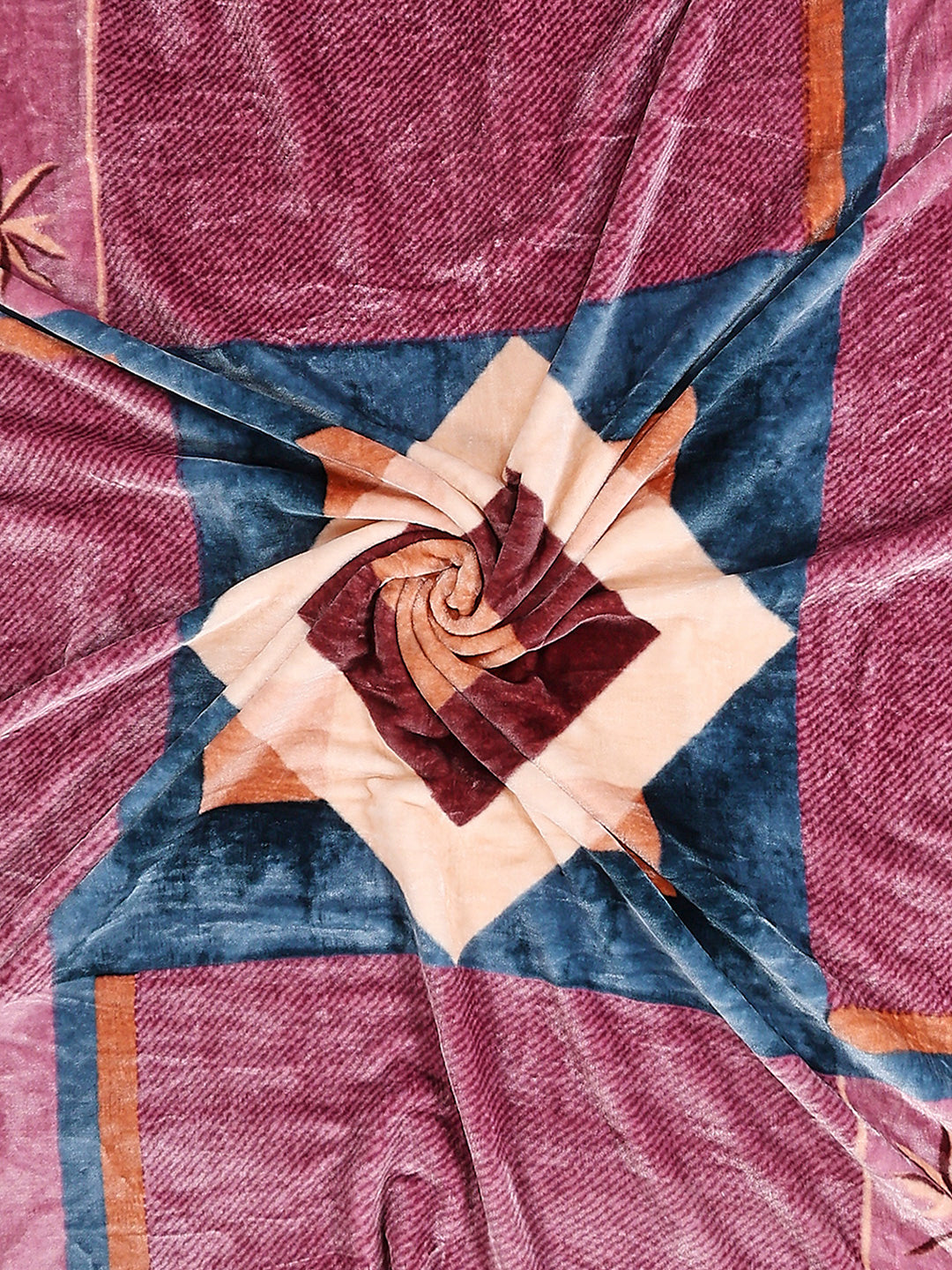 Printed Double Bed 1 Ply Blanket for Mild Winter - (Regal)