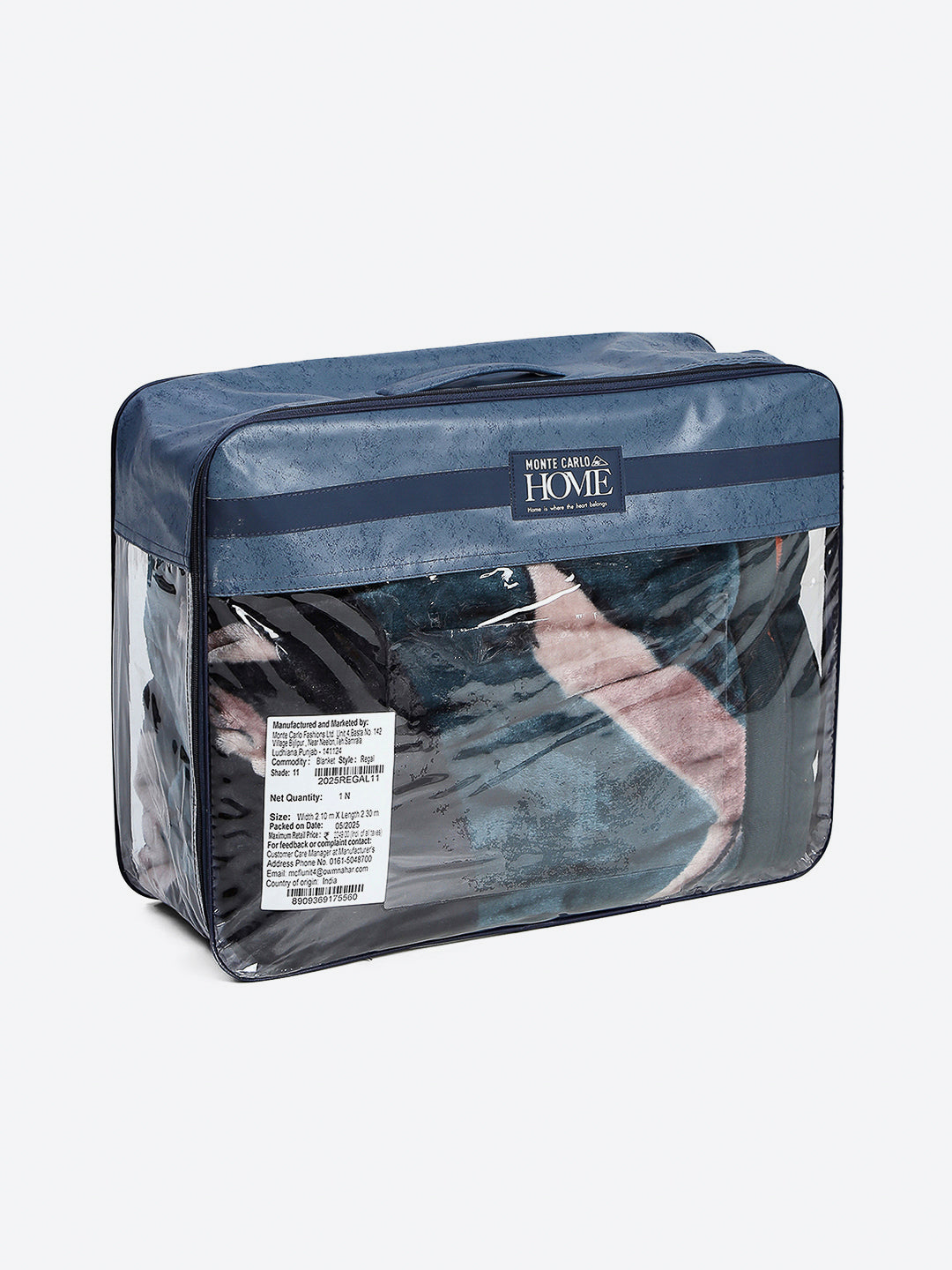 Printed Double Bed Blanket 1 Ply, 500 GSM, 2.4 kg (Regal)