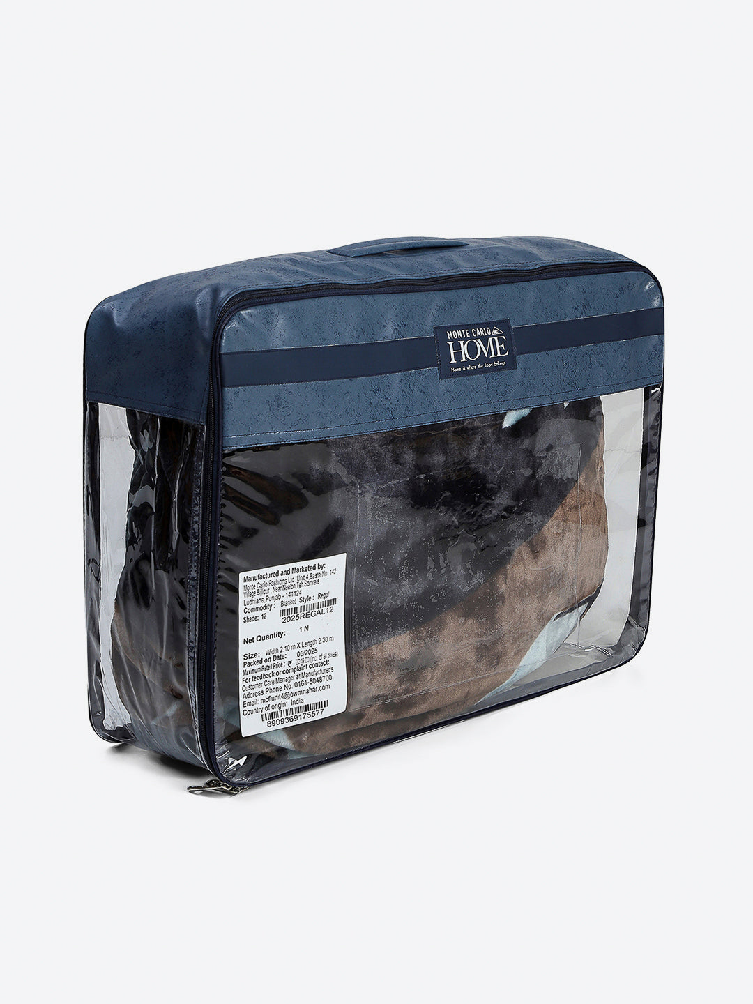 Printed Double Bed Blanket 1 Ply, 500 GSM, 2.4 kg (Regal)