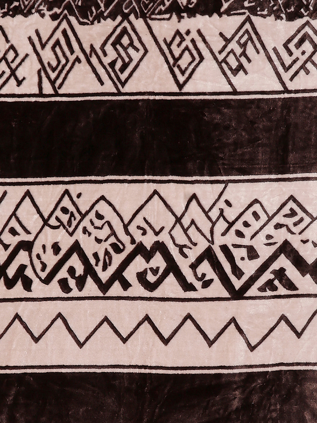 Printed Double Bed 1 Ply, 540 GSM Blanket for Winter - (Relation PVC)