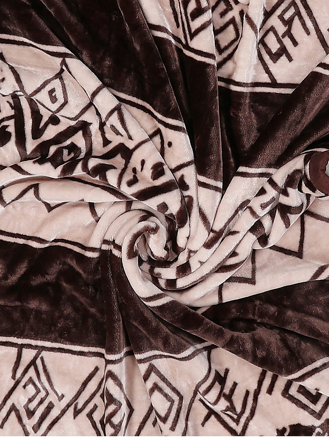 Printed Double Bed 1 Ply, 540 GSM Blanket for Winter - (Relation PVC)