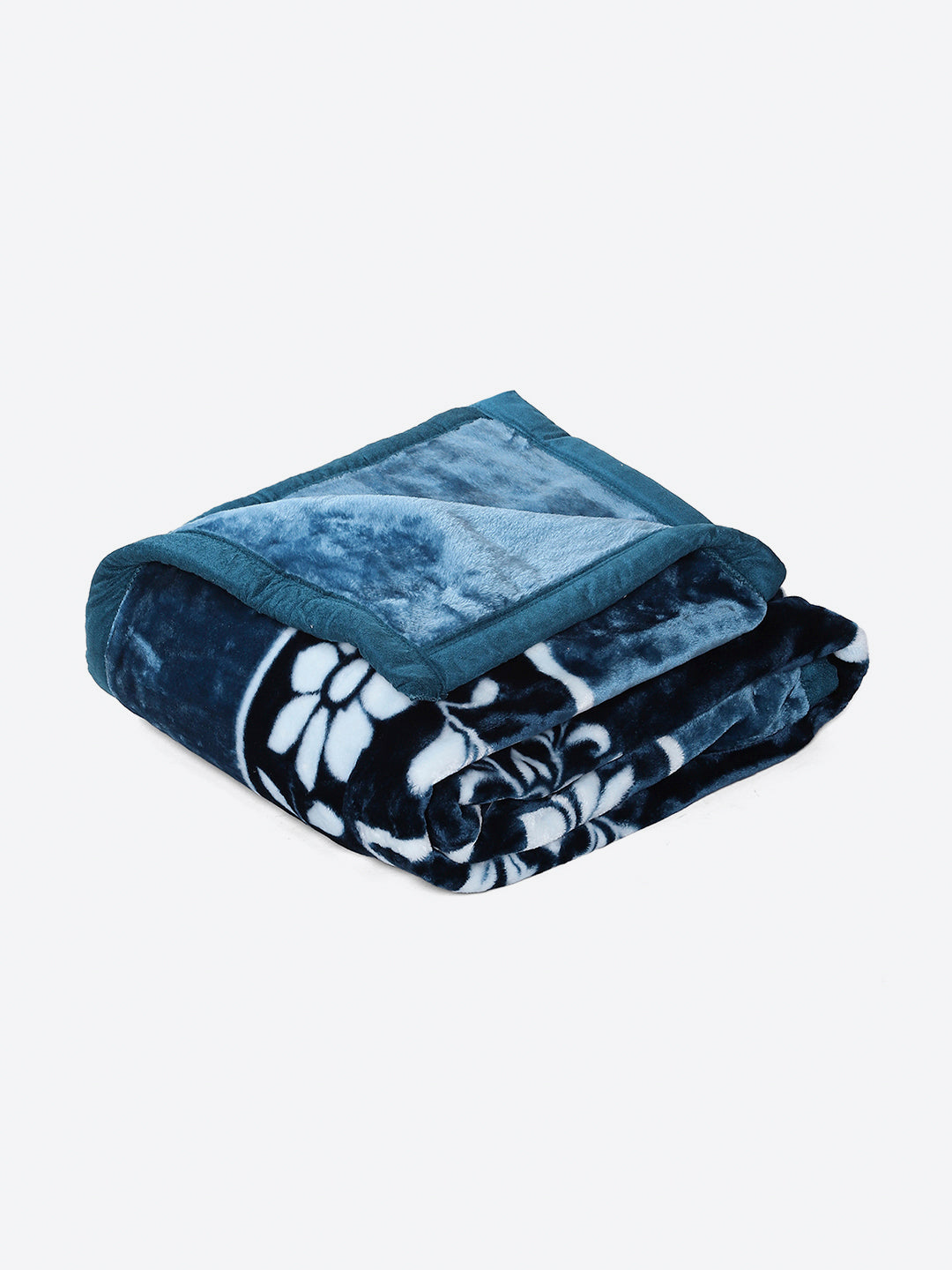 Printed Double Bed 1 Ply, 540 GSM Blanket for Winter - (Relation PVC)