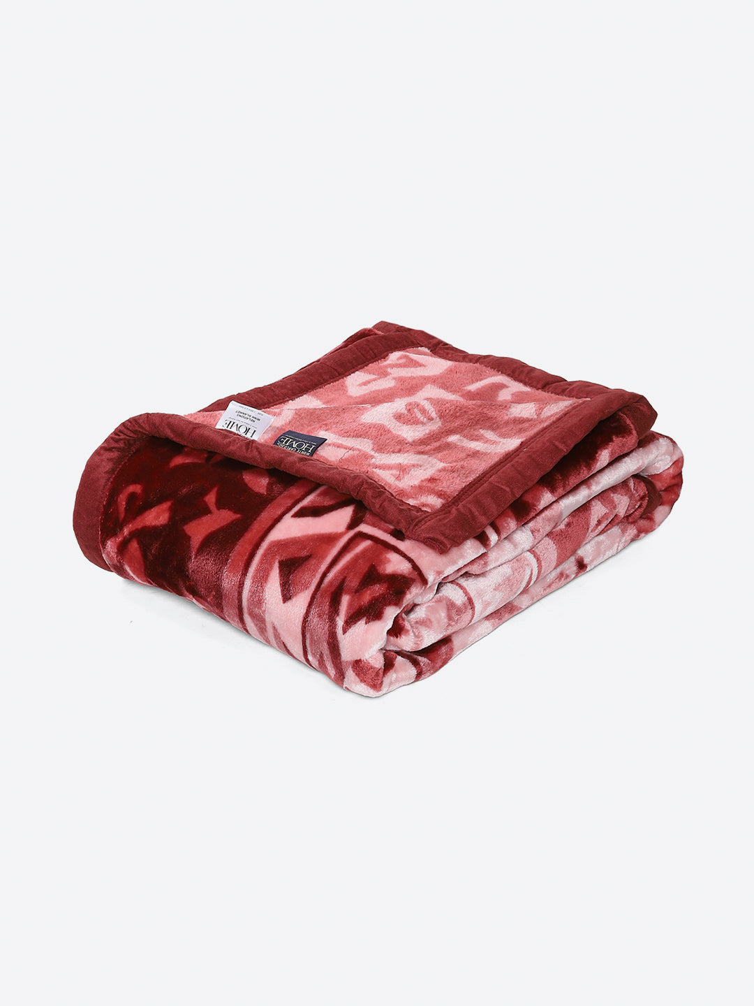 Printed Double Bed 1 Ply, 540 GSM Blanket for Winter - (Relation PVC)
