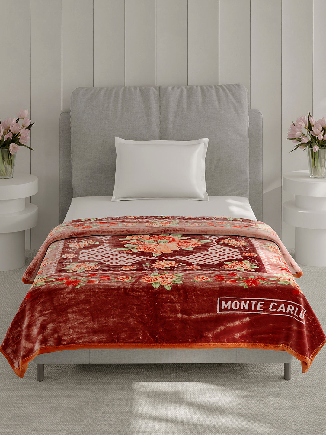 Printed Single Bed 1 Ply Super Soft Blanket for Heavy Winter - (Relation Plus)