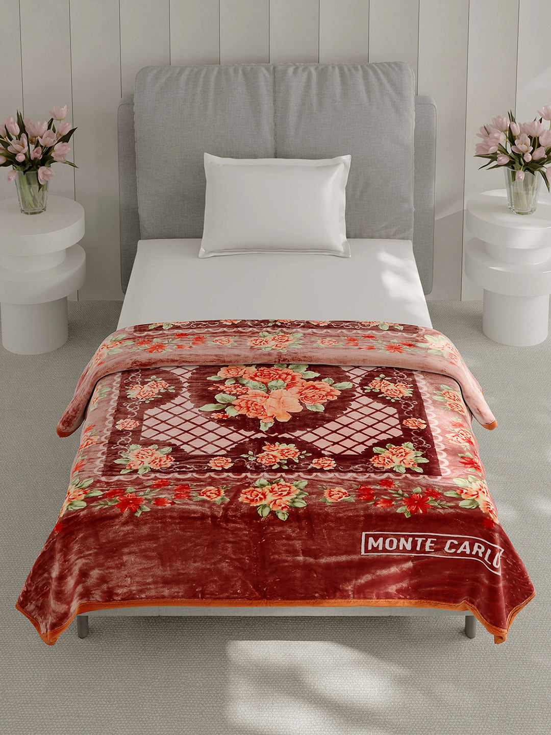 Printed Single Bed 1 Ply Super Soft Blanket for Heavy Winter - (Relation Plus)