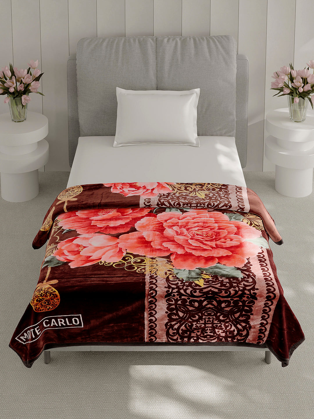 Printed Single Bed 1 Ply Super Soft Blanket for Heavy Winter - (Relation Plus)