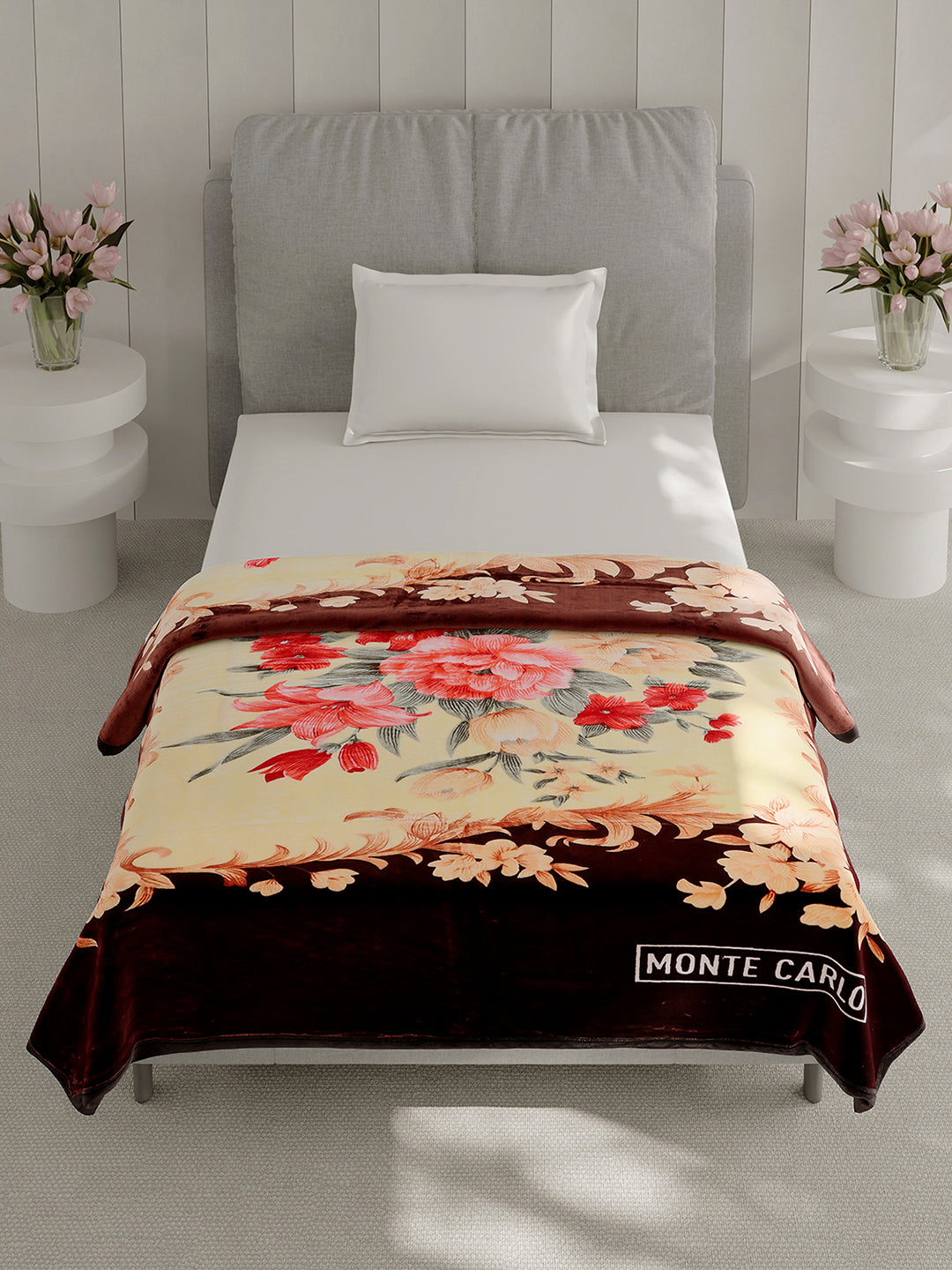 Printed Single Bed 1 Ply Super Soft Blanket for Heavy Winter - (Relation Plus)
