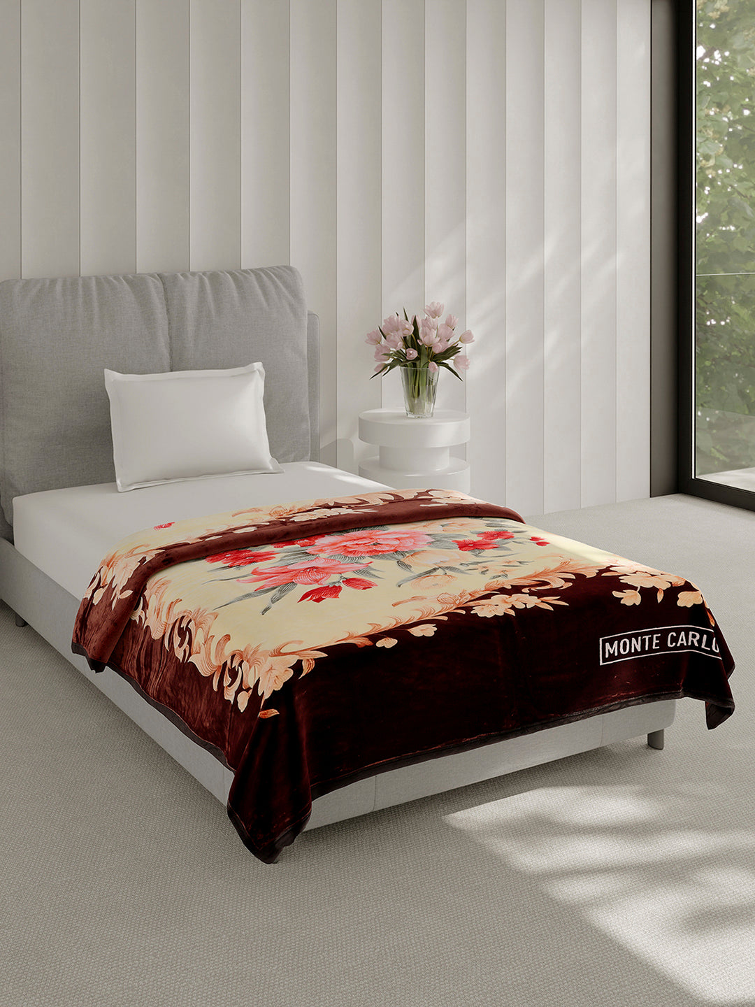 Printed Single Bed 1 Ply Super Soft Blanket for Heavy Winter - (Relation Plus)