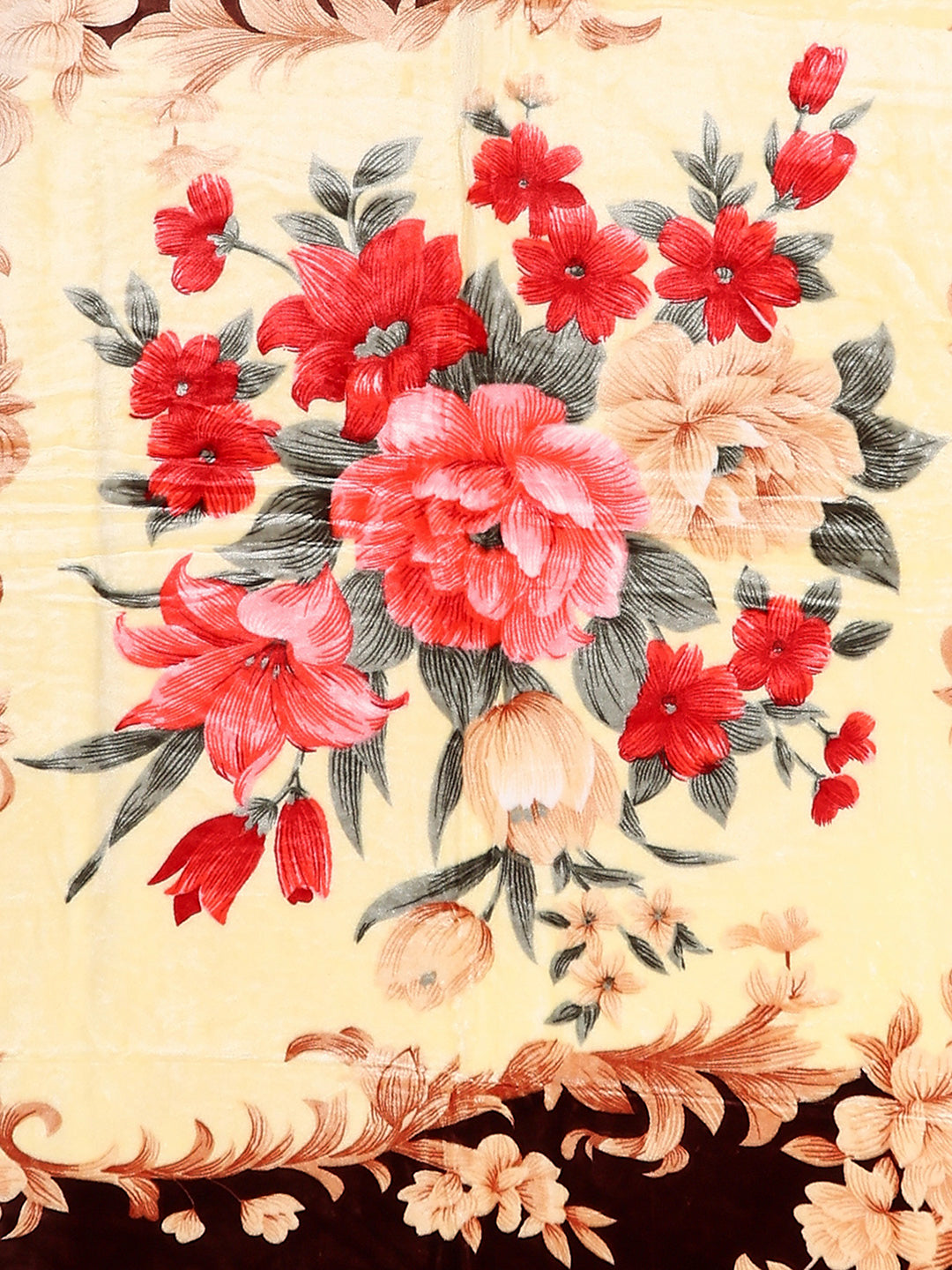 Printed Single Bed 1 Ply Super Soft Blanket for Heavy Winter - (Relation Plus)