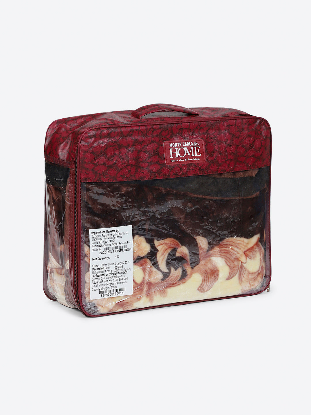 Printed Single Bed 1 Ply Super Soft Blanket for Heavy Winter - (Relation Plus)