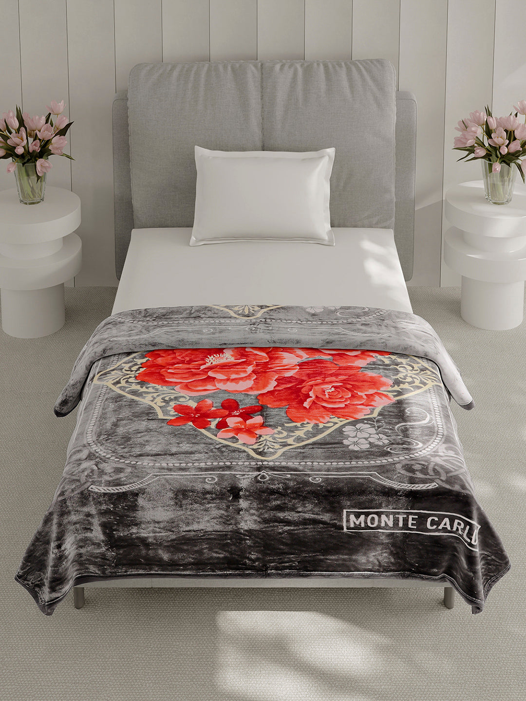 Printed Single Bed 1 Ply Super Soft Blanket for Heavy Winter - (Relation Plus)