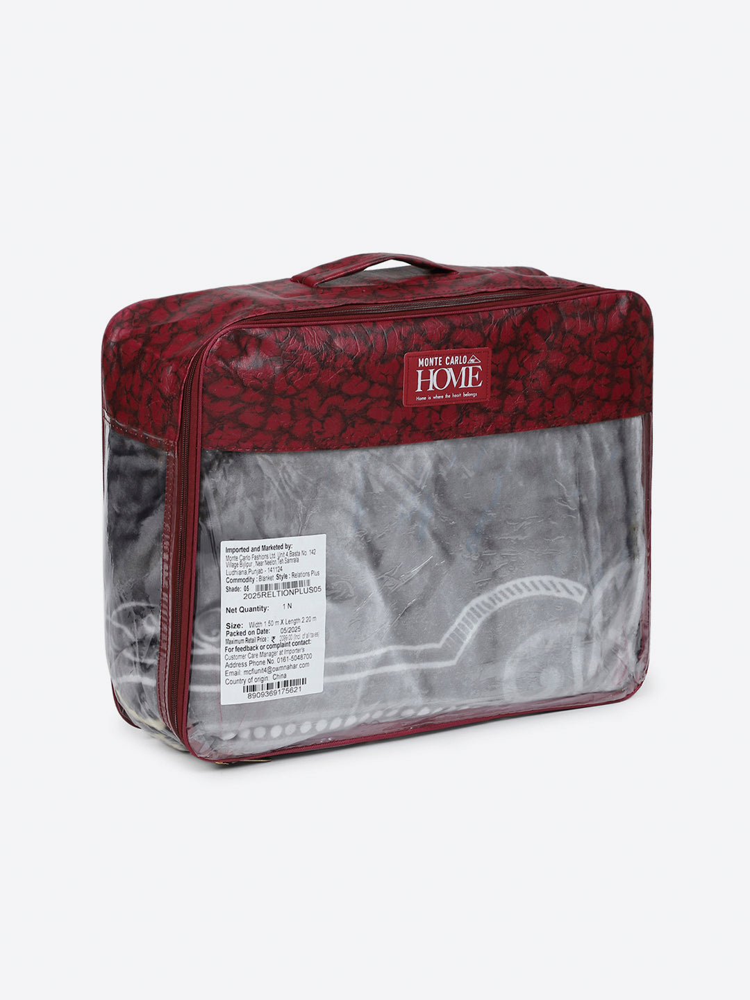 Printed Single Bed 1 Ply Super Soft Blanket for Heavy Winter - (Relation Plus)