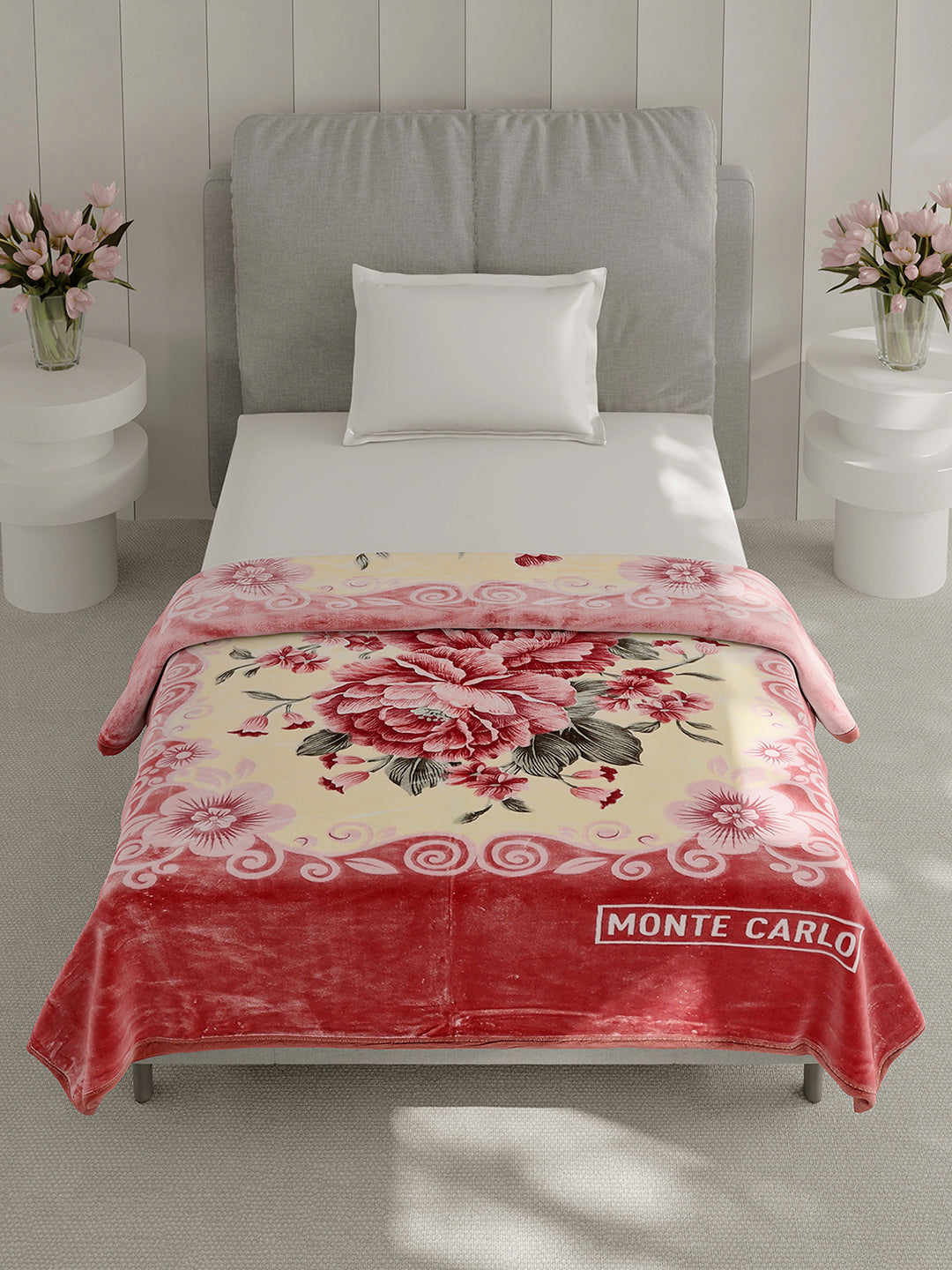 Printed Single Bed 1 Ply Super Soft Blanket for Heavy Winter - (Relation Plus)