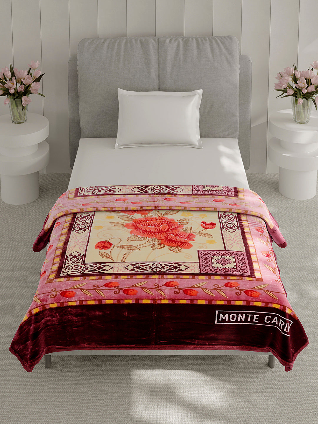 Printed Single Bed 1 Ply Super Soft Blanket for Heavy Winter - (Relation Plus)