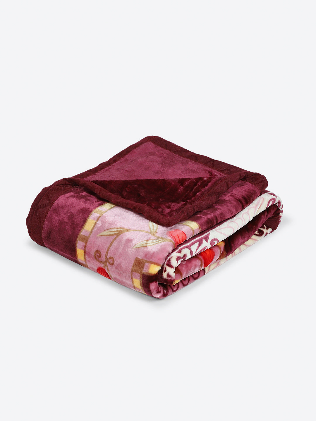 Printed Single Bed 1 Ply Super Soft Blanket for Heavy Winter - (Relation Plus)
