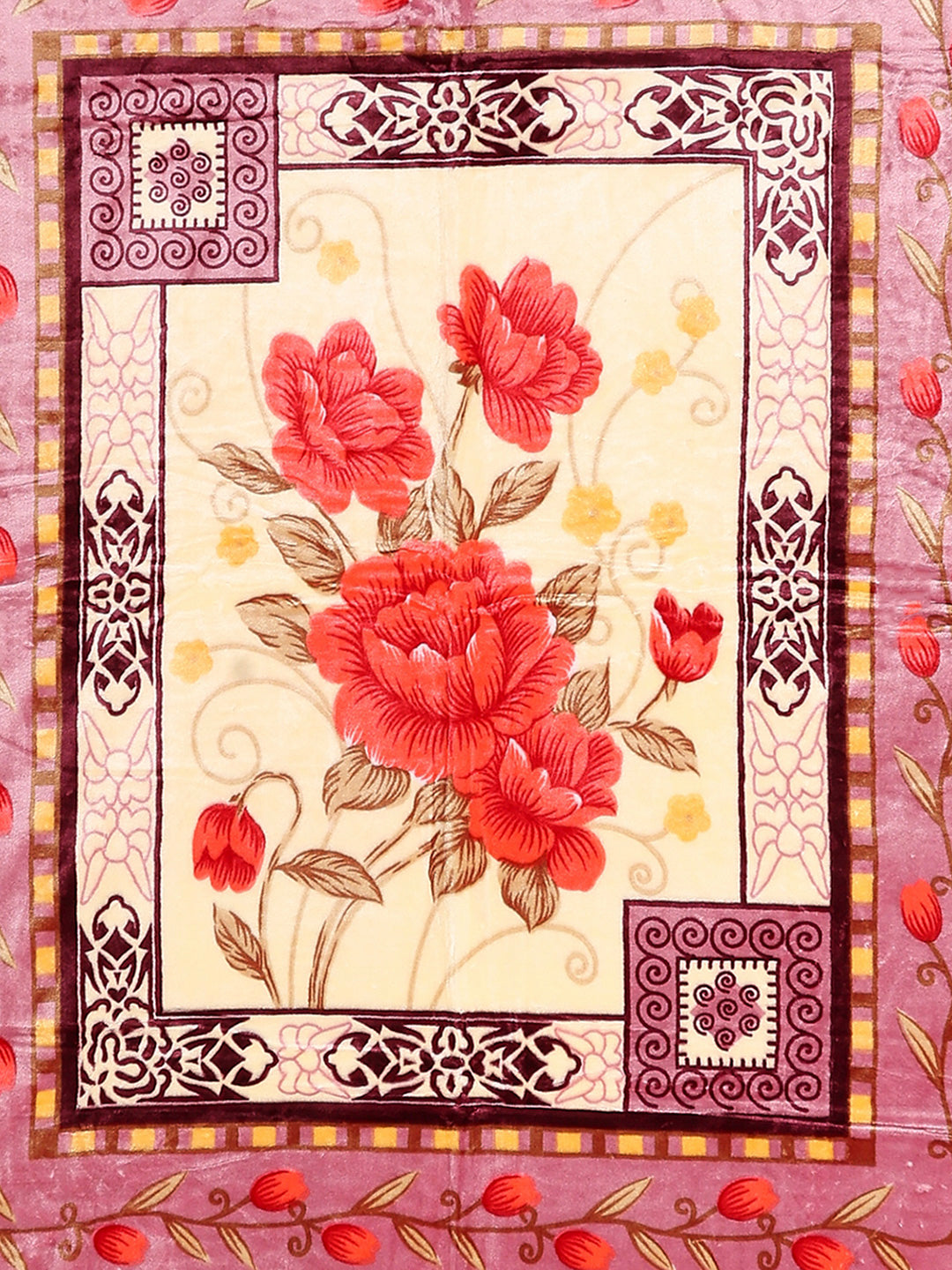 Printed Single Bed 1 Ply Super Soft Blanket for Heavy Winter - (Relation Plus)