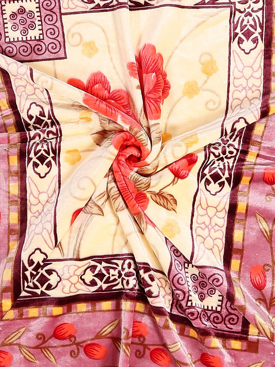 Printed Single Bed 1 Ply Super Soft Blanket for Heavy Winter - (Relation Plus)