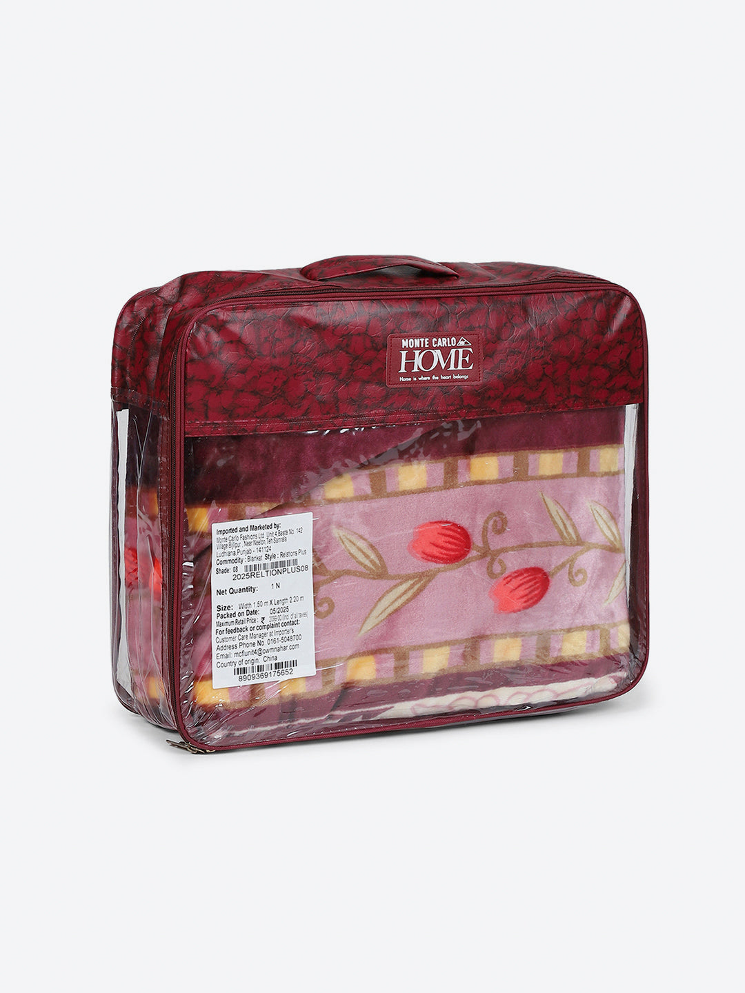 Printed Single Bed 1 Ply Super Soft Blanket for Heavy Winter - (Relation Plus)