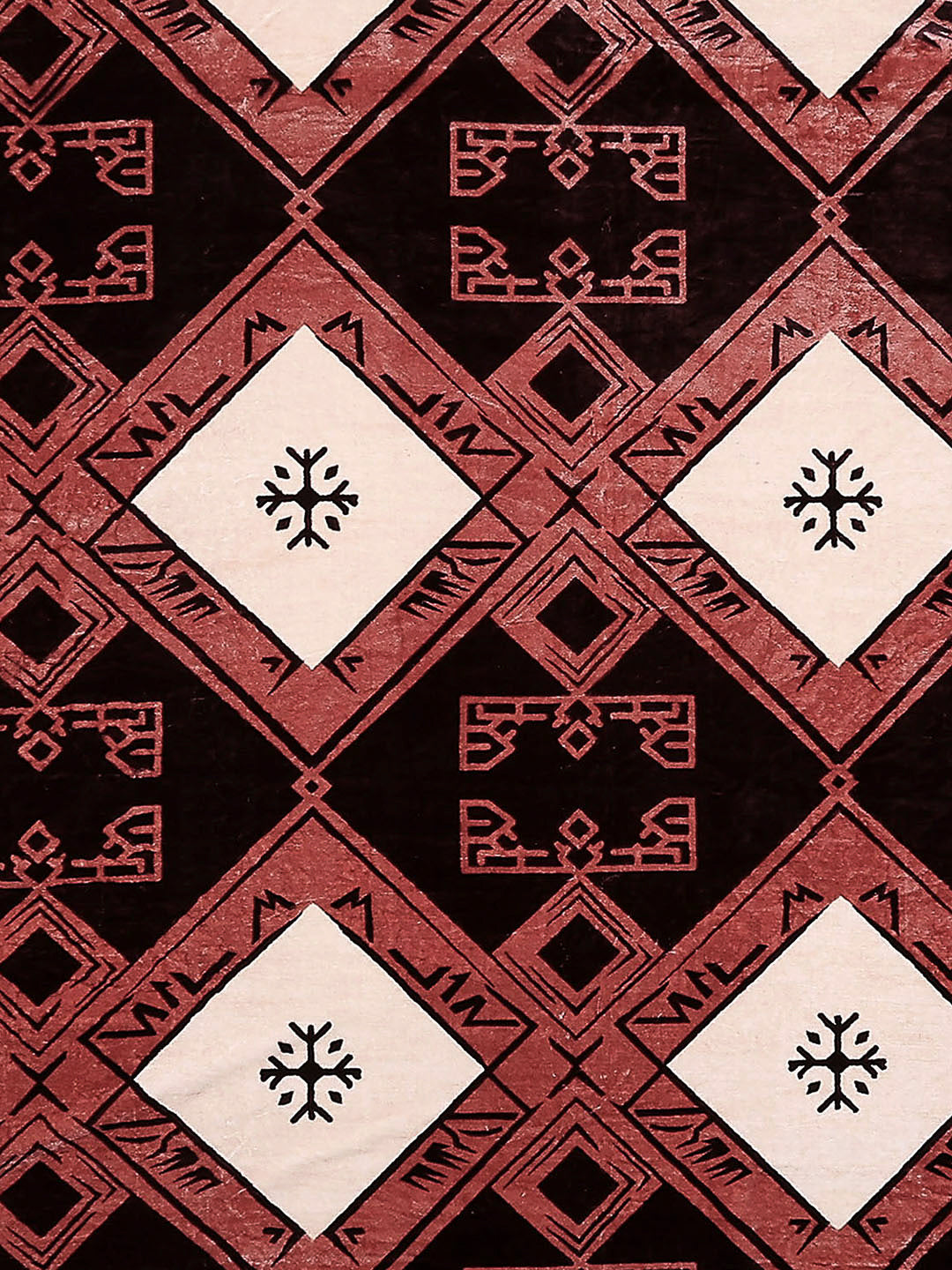 Printed Double Bed Blanket 1 Ply, 550 GSM, 2.9 kg (Roman)