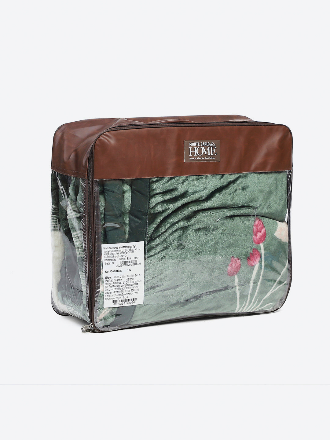 Printed Double Bed Blanket 1 Ply, 550 GSM, 2.9 kg (Roman)