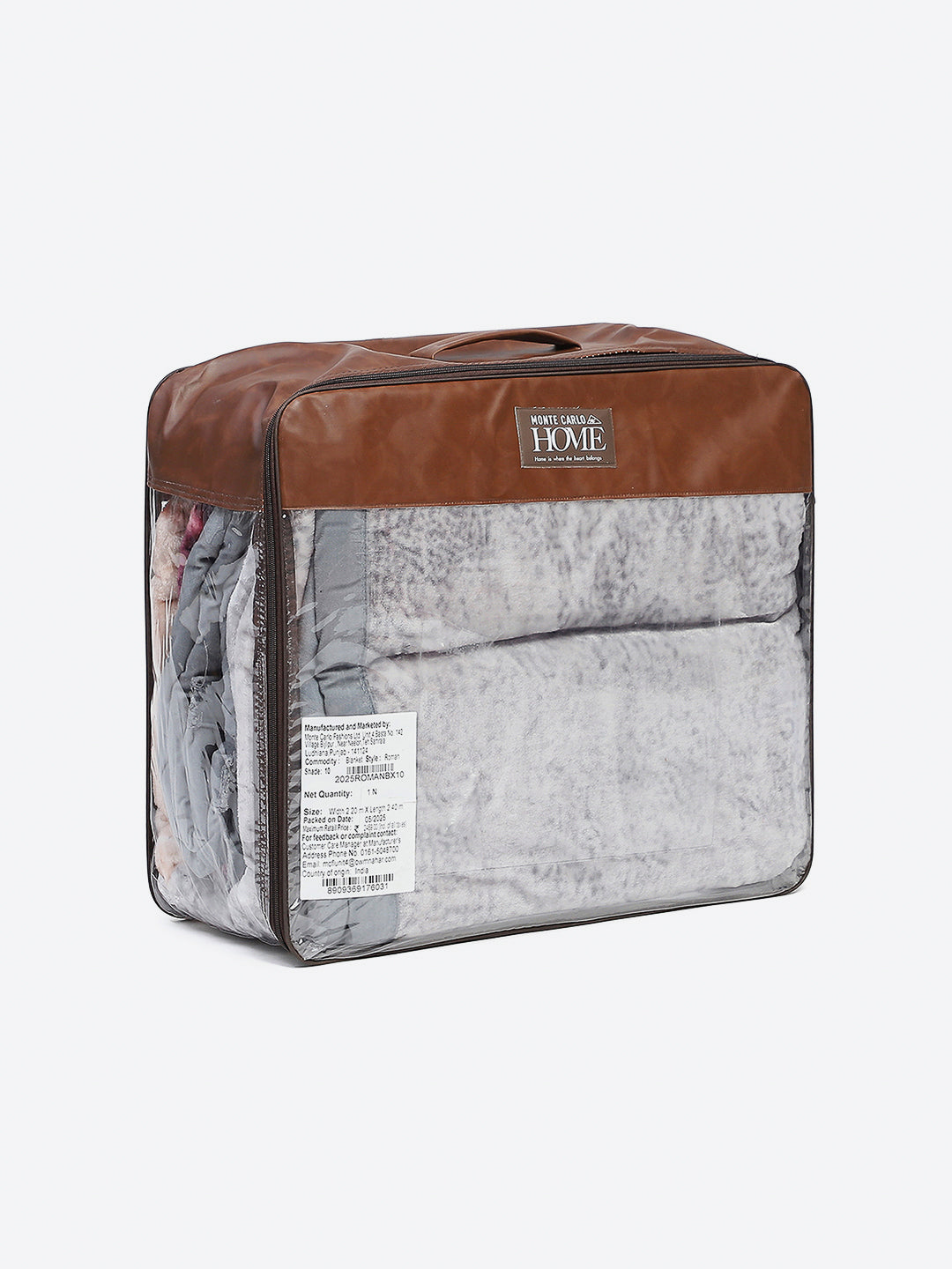 Printed Double Bed Blanket 1 Ply, 550 GSM, 2.9 kg (Roman)