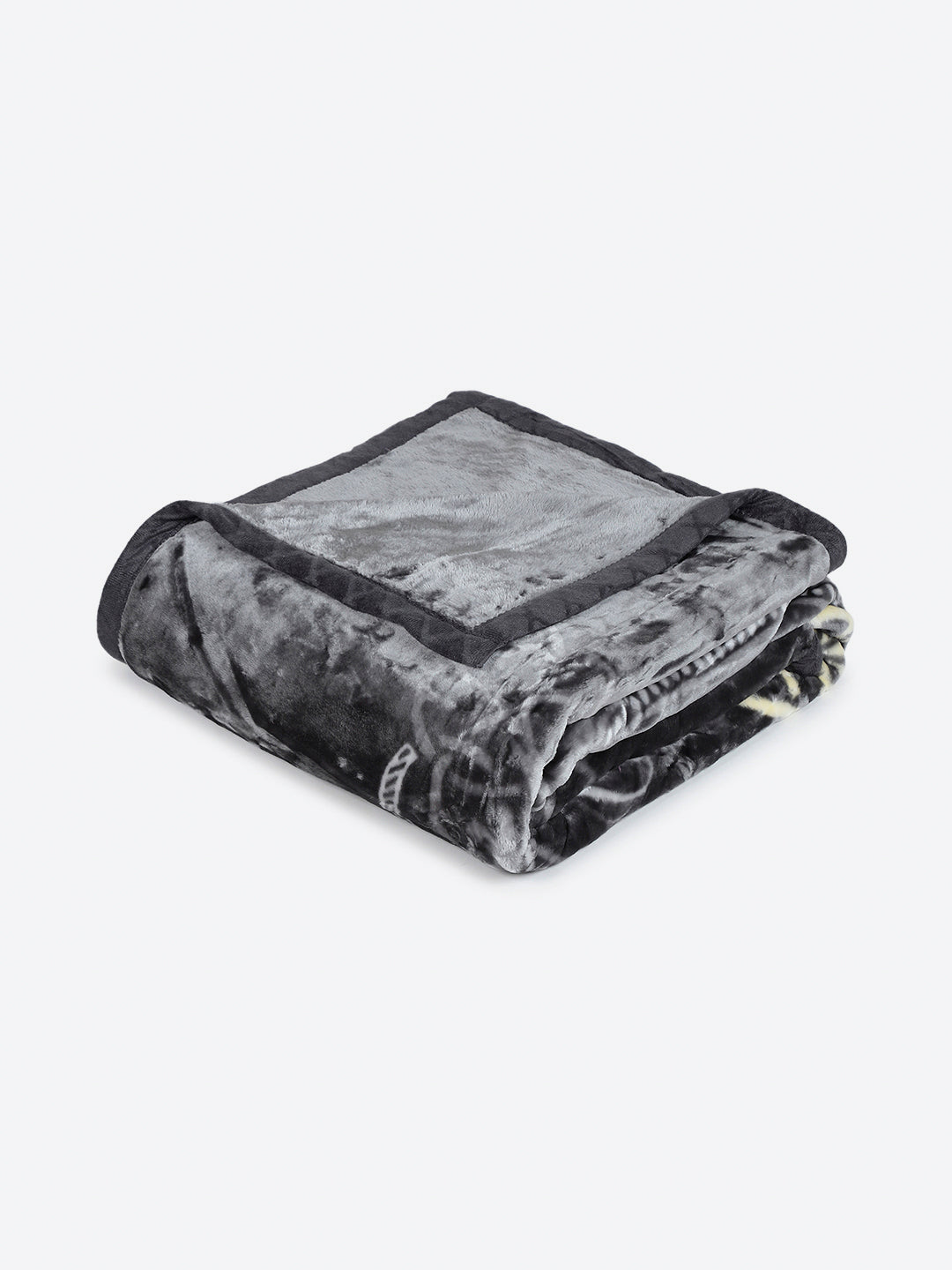 Printed Double Bed 1 Ply, 530 GSM Super Soft Blanket for Mild Winter - (Roman Plus)