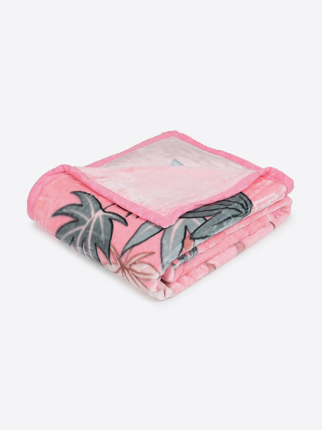 Printed Double Bed 1 Ply, 530 GSM Super Soft Blanket for Mild Winter - (Roman Plus)