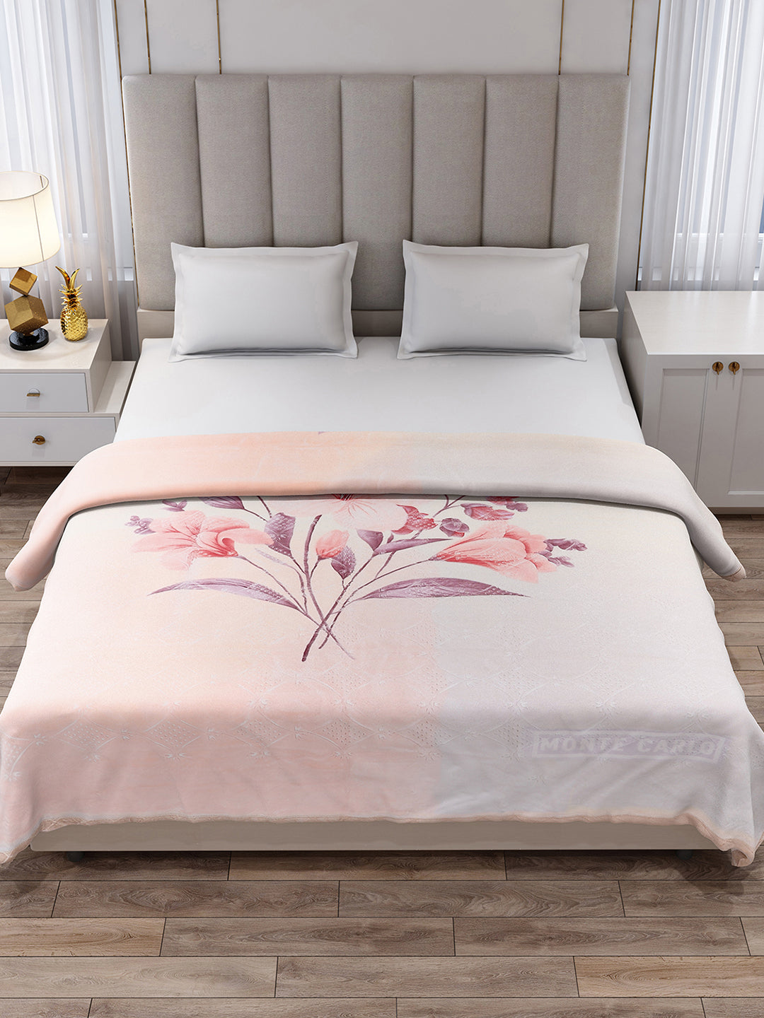 Printed Double Bed 1136 GSM Blanket for Heavy Winter - (Shahenshan BL)