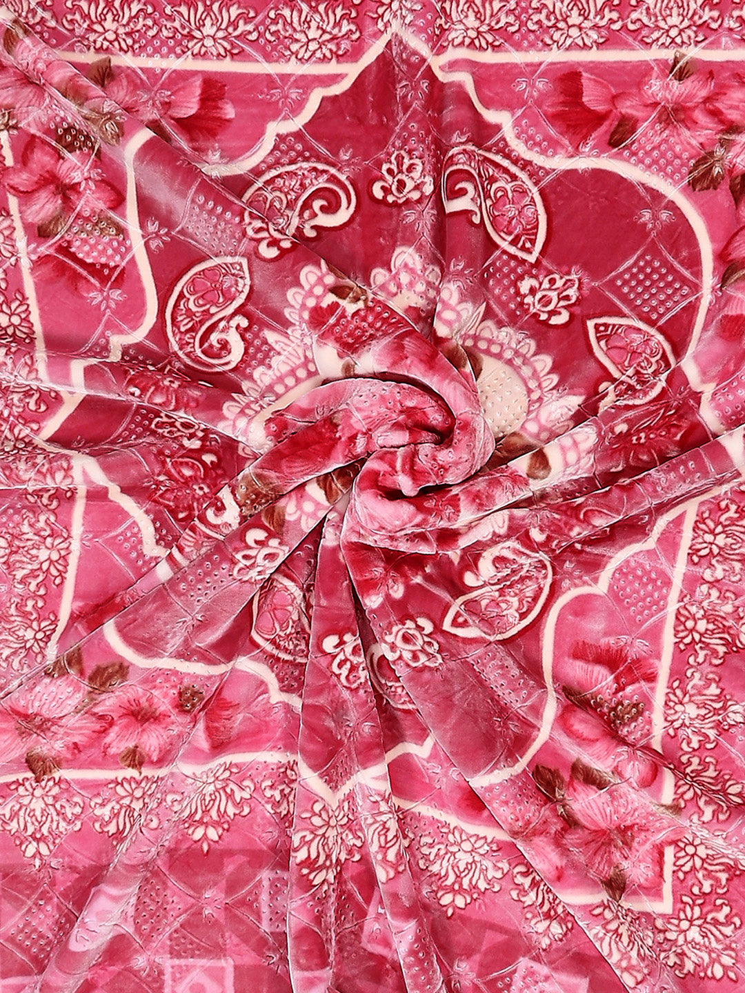 Printed Double Bed 1136 GSM Blanket for Heavy Winter - (Shahenshan BL)