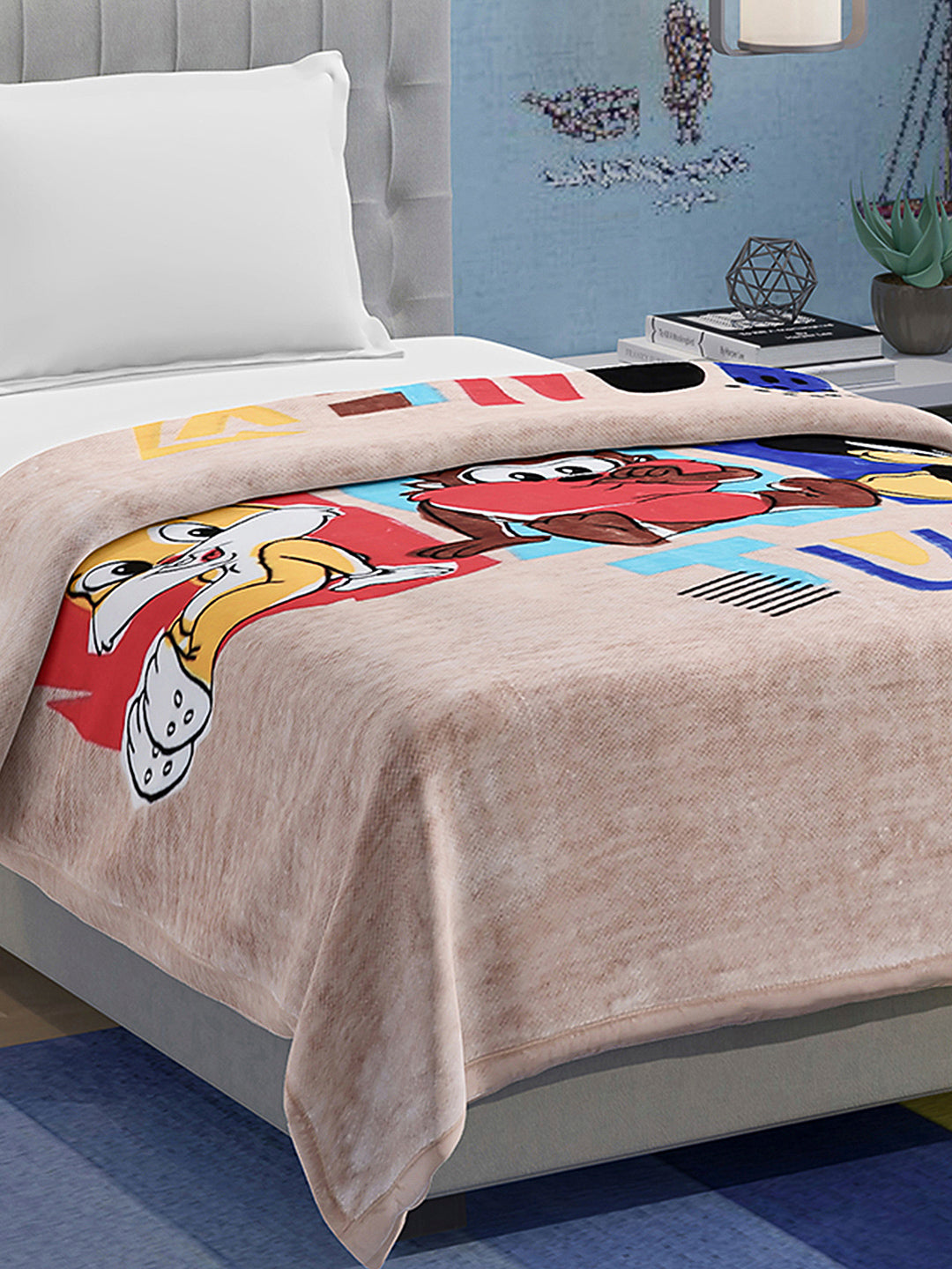 Printed Baby Blanket 1 Ply, 576 GSM, 1.9 kg (Super Hero)